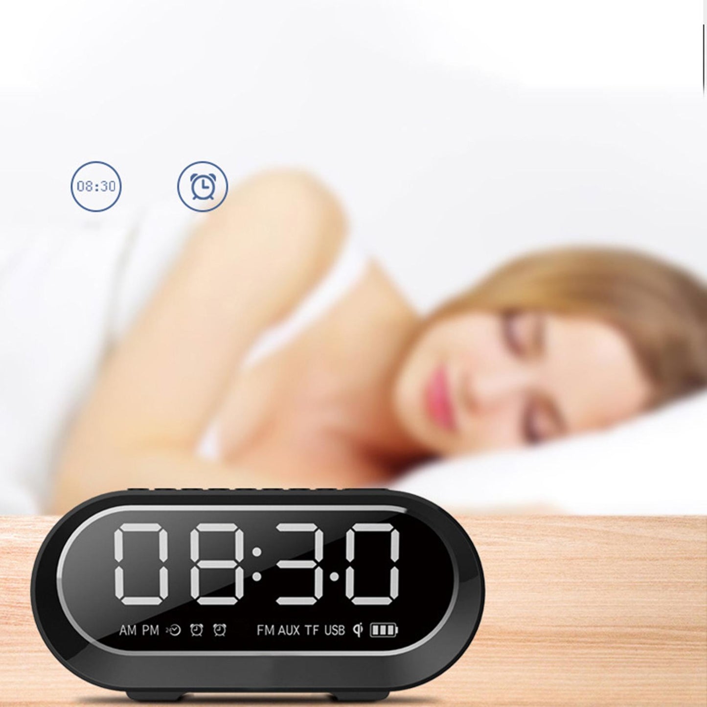 Mini Speaker Bluetooth 5.0 Speaker Multimedia Musical Soundbar for Home