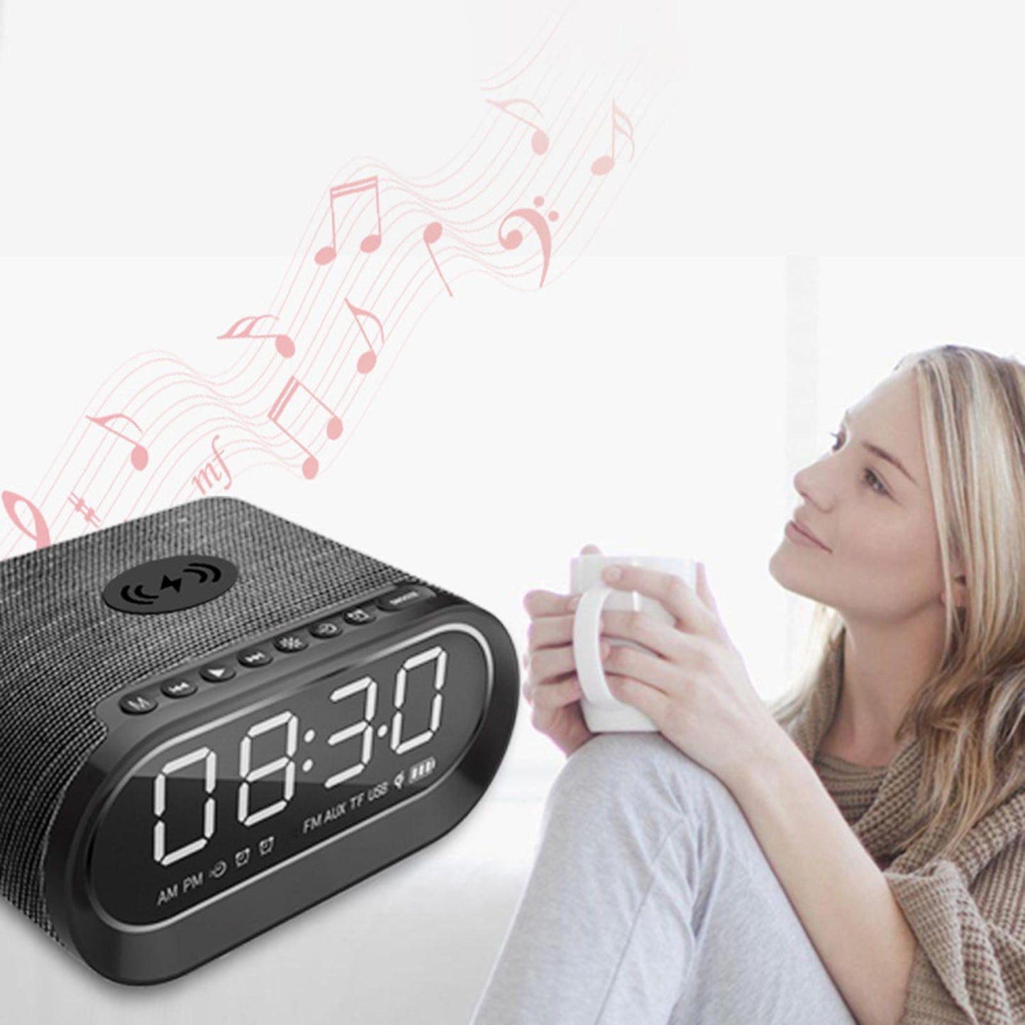 Mini Speaker Bluetooth 5.0 Speaker Multimedia Musical Soundbar for Home