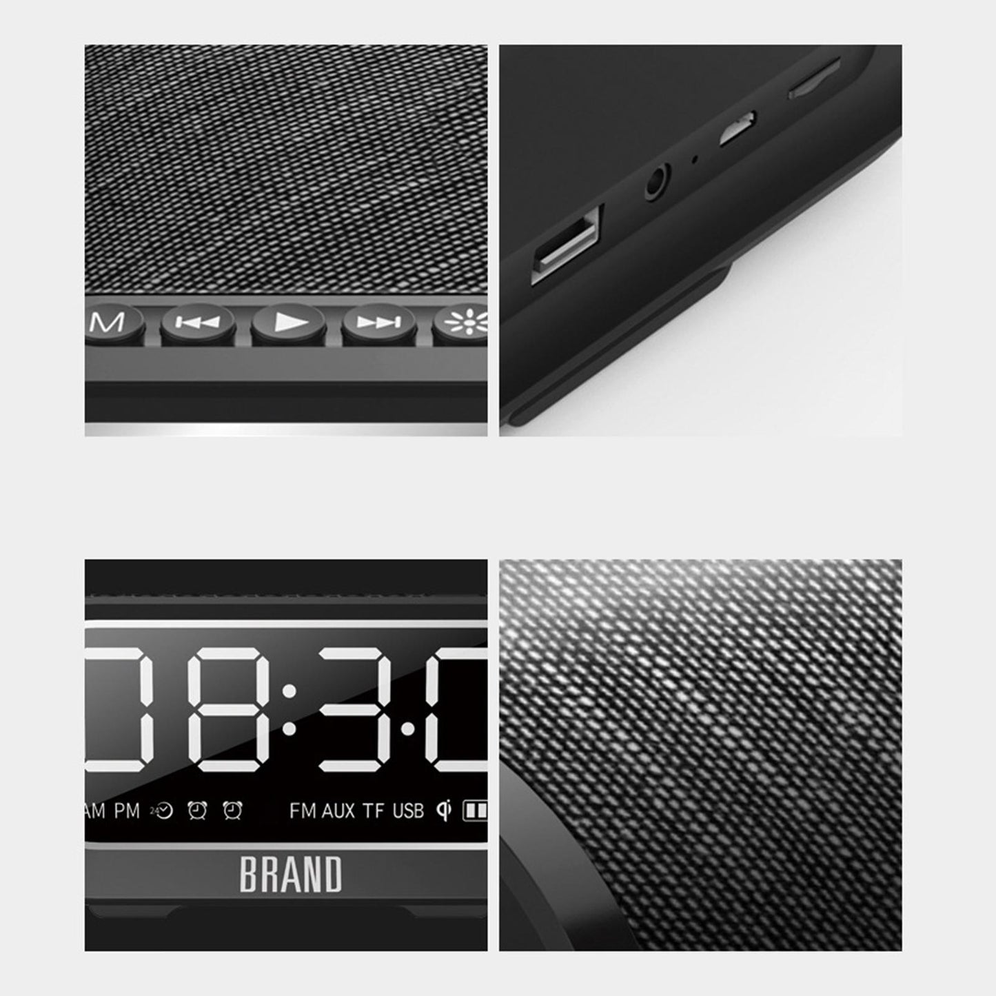 Mini Speaker Bluetooth 5.0 Speaker Multimedia Musical Soundbar for Home