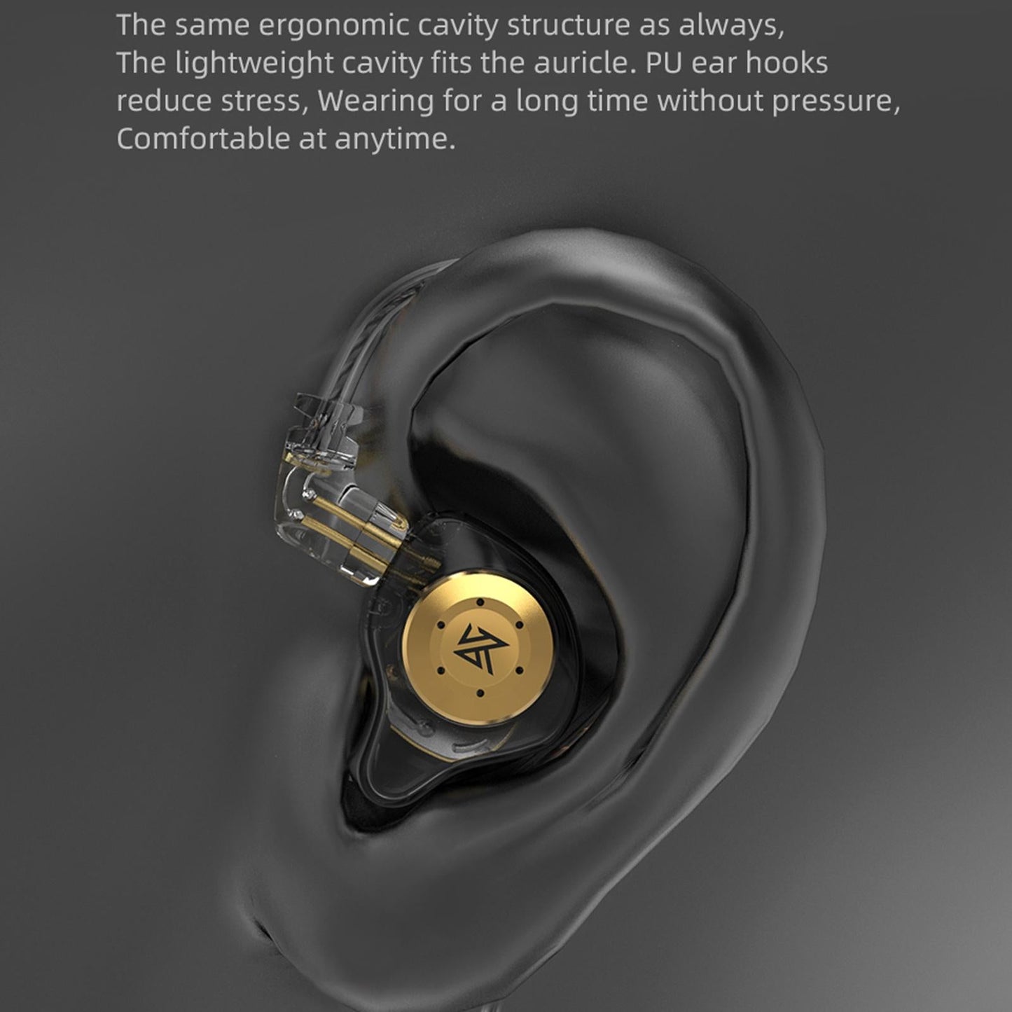 1DD Earphones Headphones Oxygen-Free Copper for Outdoor Musicians Driver white