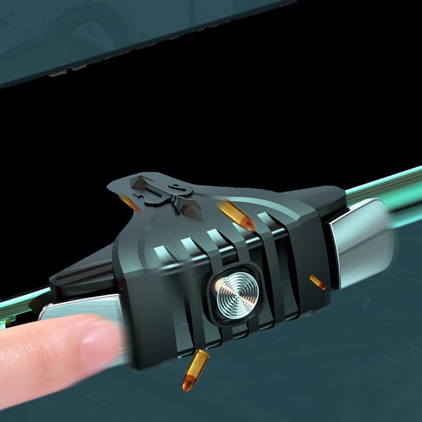 Gaming Pad Controller L1R1 Keypads Sensitive Buttons Joystick Yellow