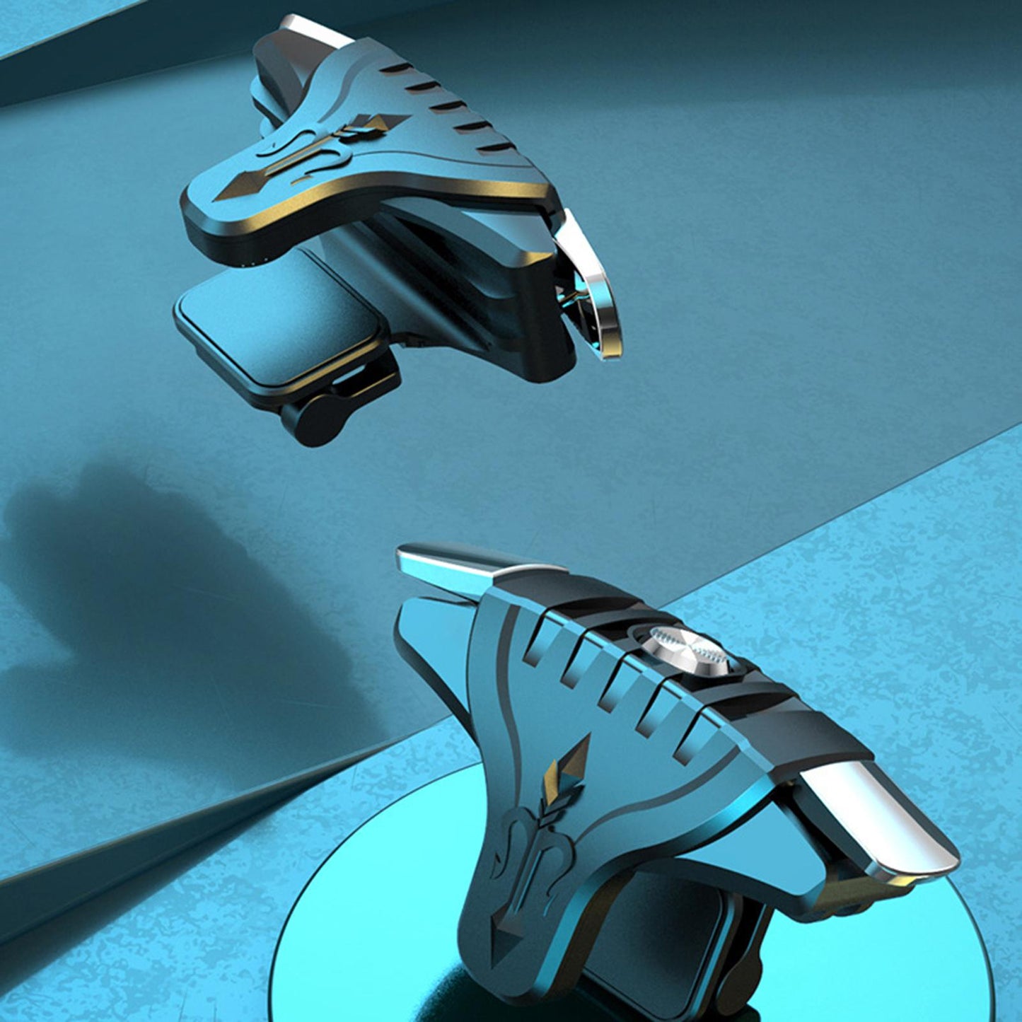 Gaming Pad Controller L1R1 Keypads Sensitive Buttons Joystick Red