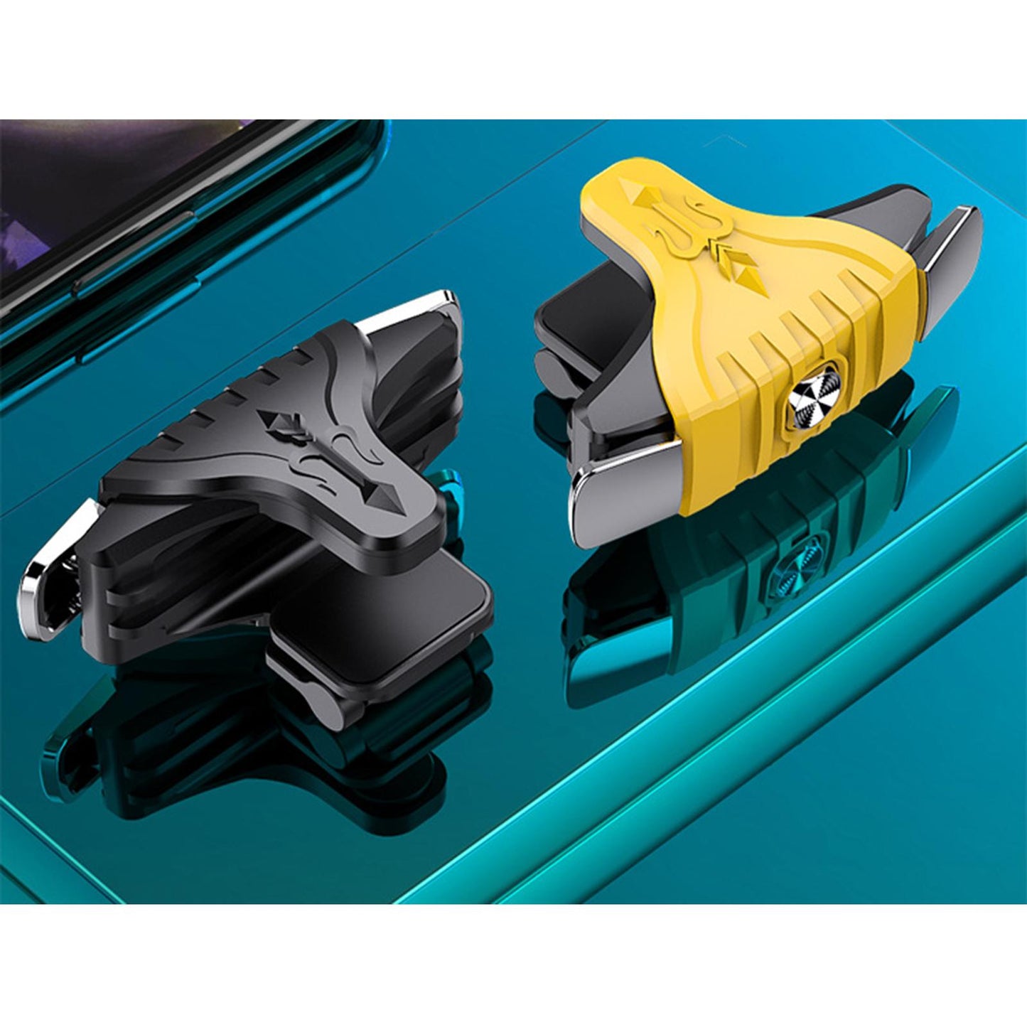 Gaming Pad Controller L1R1 Keypads Sensitive Buttons Joystick Black