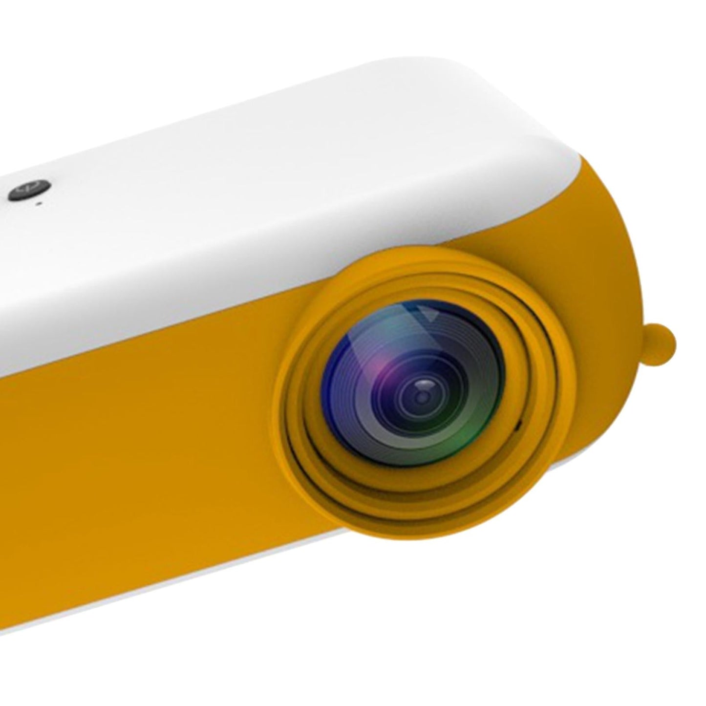Mini Projector 1080P Home Theater Cinema Kids Gift Remote Control Yellow