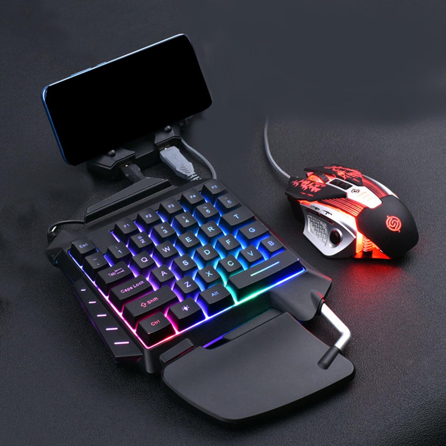 Game Mouse and Keyboard Converter Adapter Bluetooth Connection Accessories