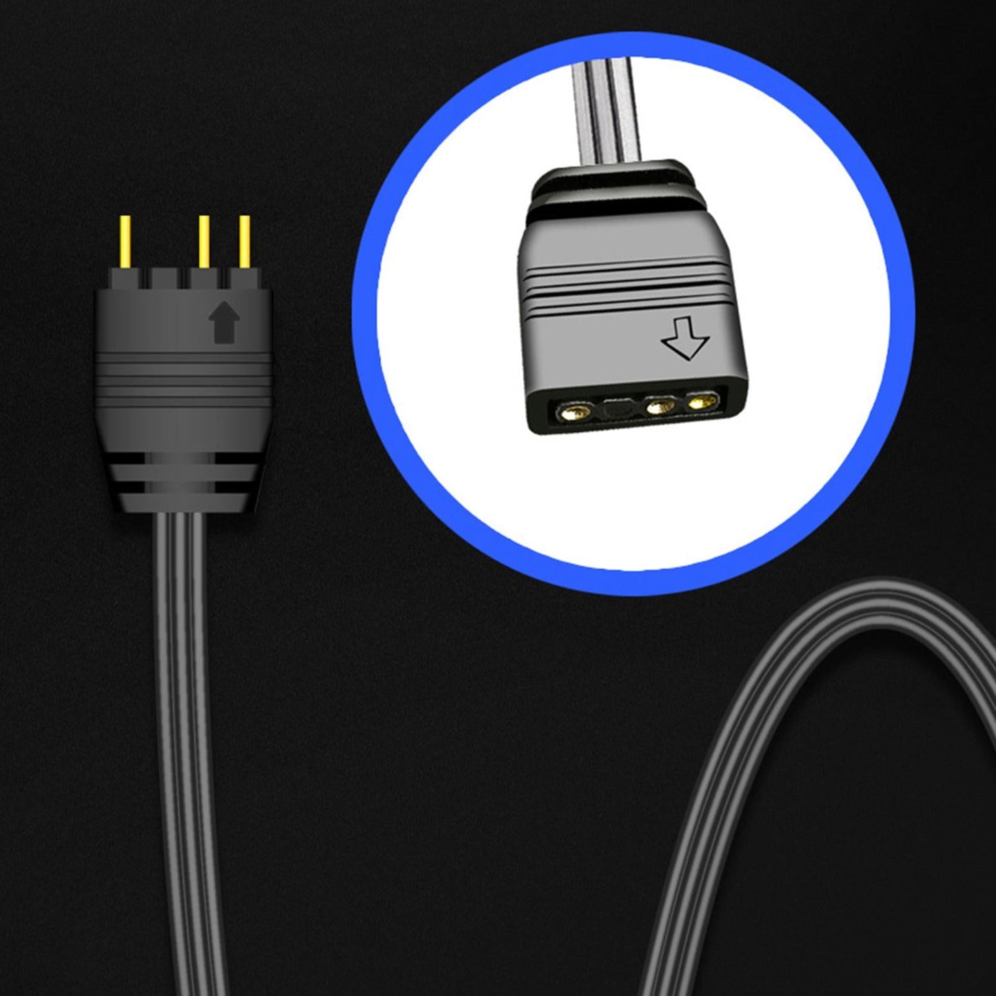 ARGB Controller Remote Control 5V USB Switch 5V 3 Needle for Chassis Fan