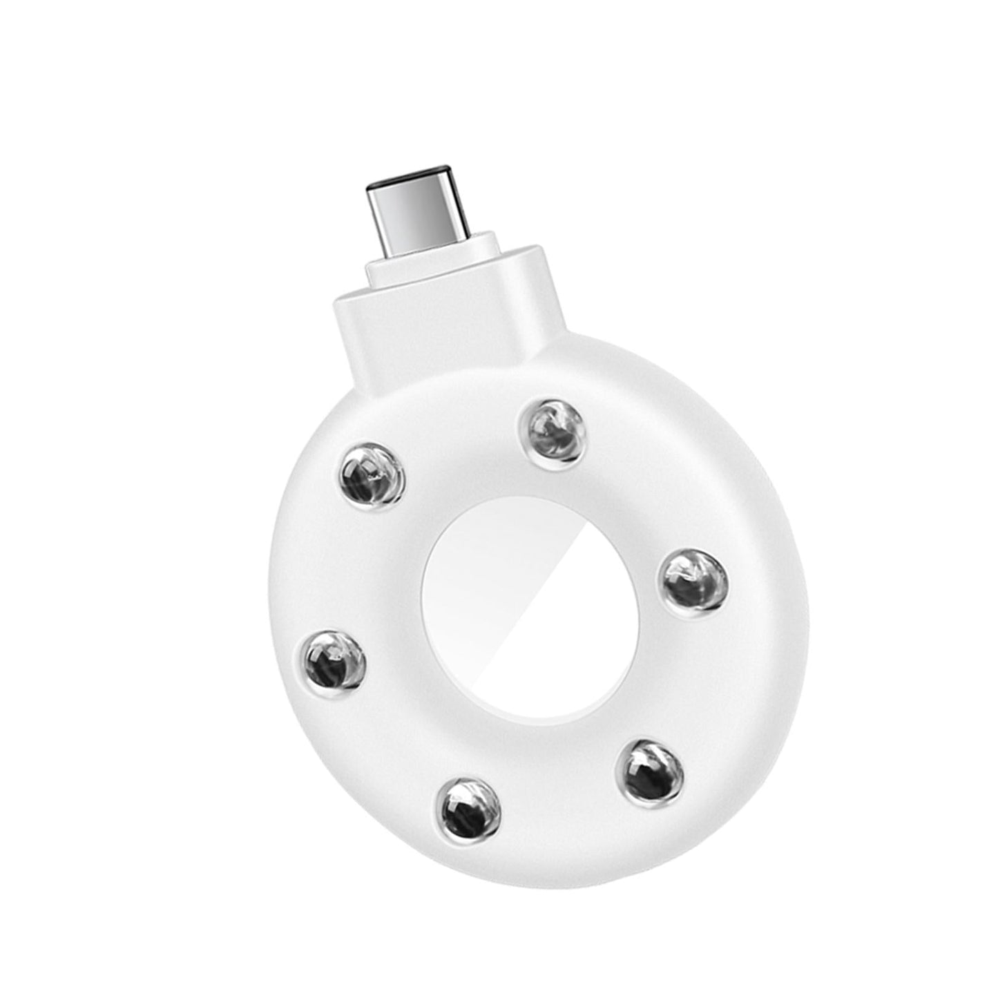 Pocket Sized Camera Detector W/LED Lights for Dressing Room Bathroom White