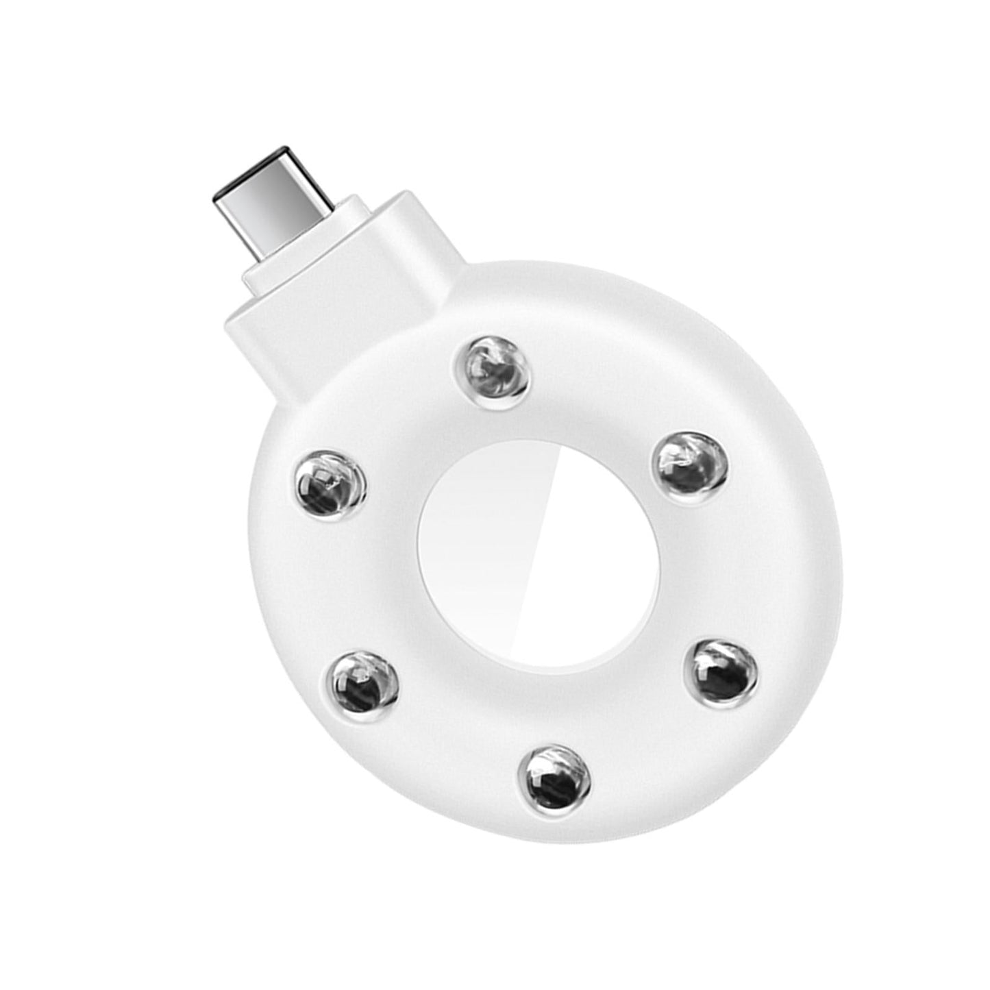 Pocket Sized Camera Detector W/LED Lights for Dressing Room Bathroom White