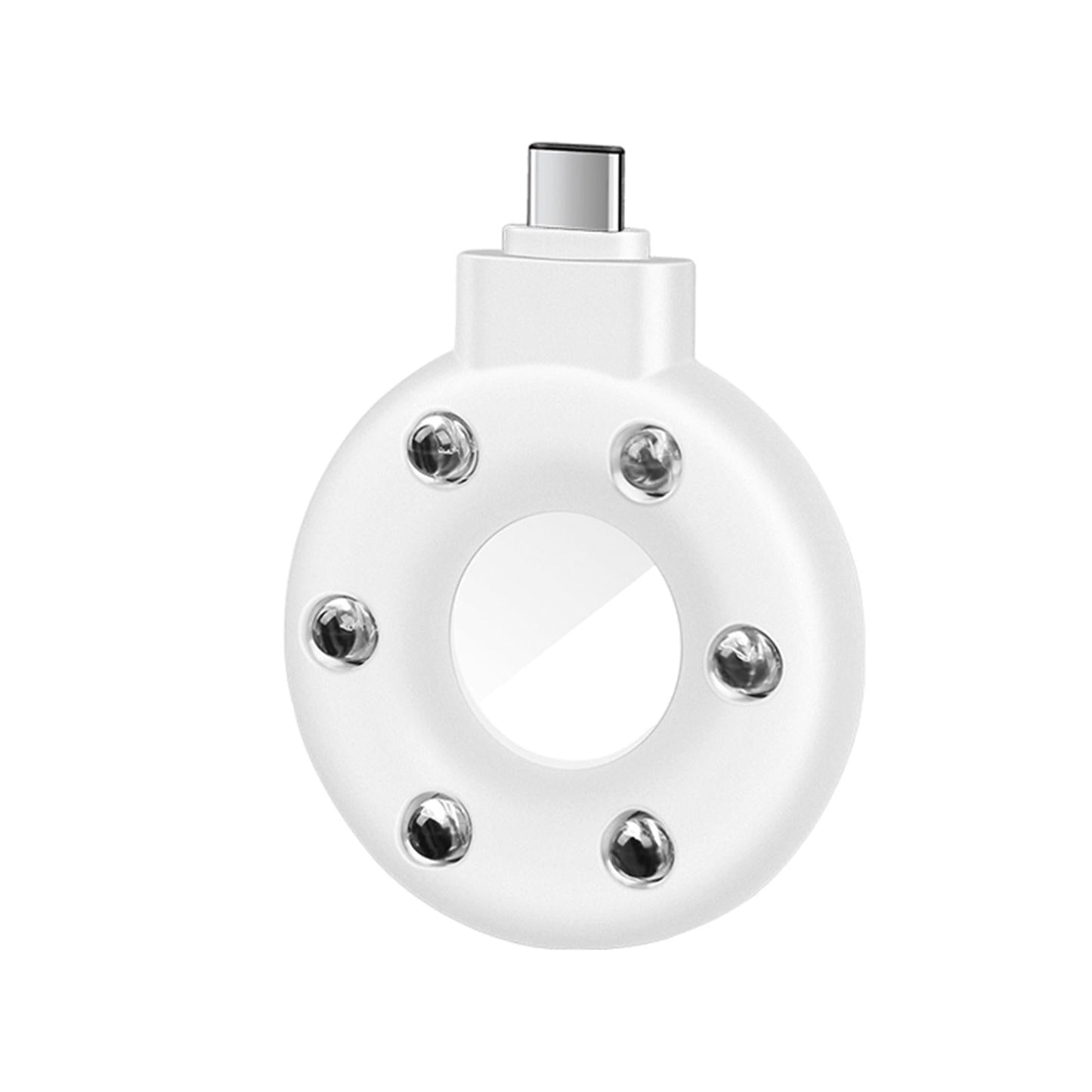 Pocket Sized Camera Detector W/LED Lights for Dressing Room Bathroom White