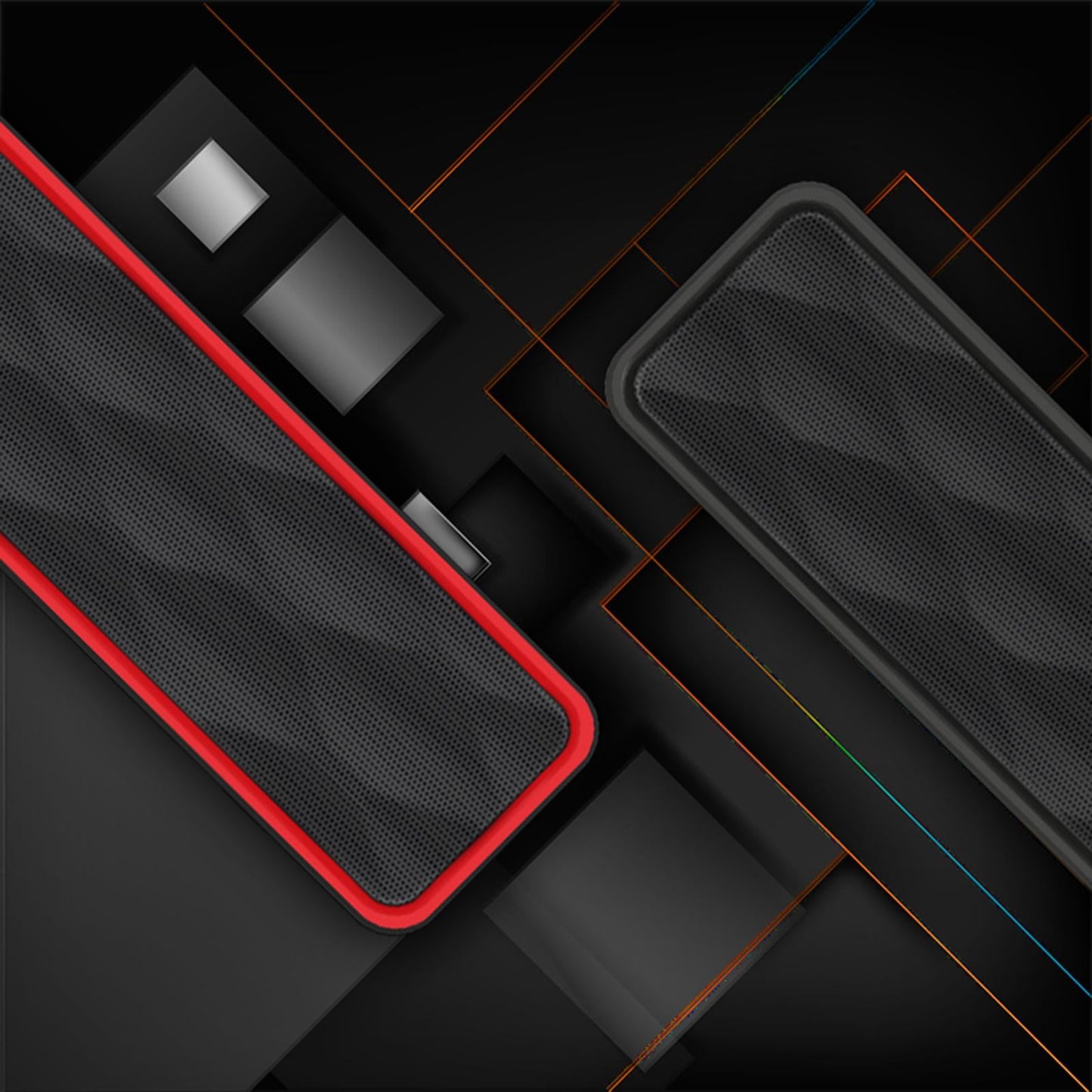 Protable Bluetooth Speaker with FM Radio USB AUX for Smartphones Blue