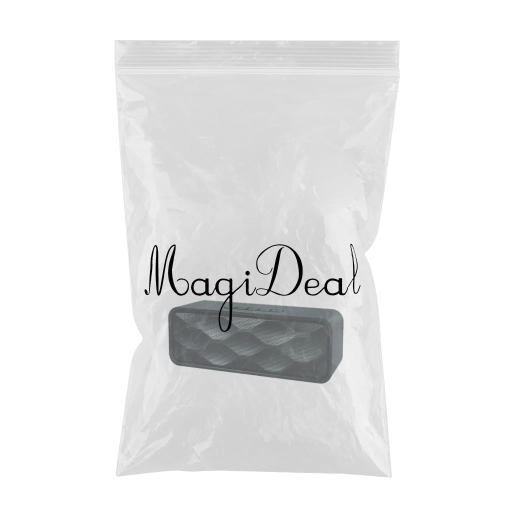 Protable Bluetooth Speaker with FM Radio USB AUX for Smartphones Black