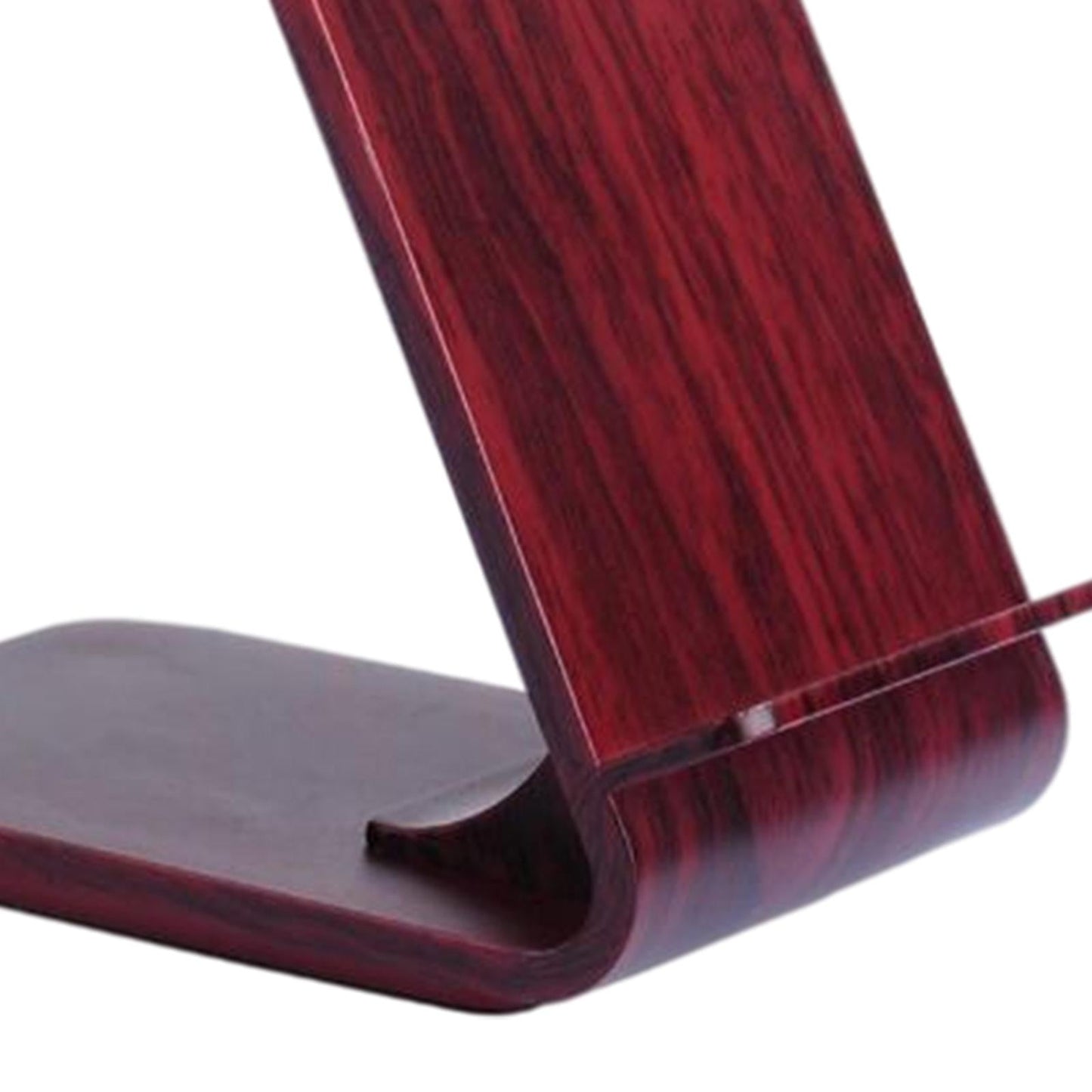 ABS Wireless Desktop Charger Quick Charge USB Cable for Mobile Phones Red