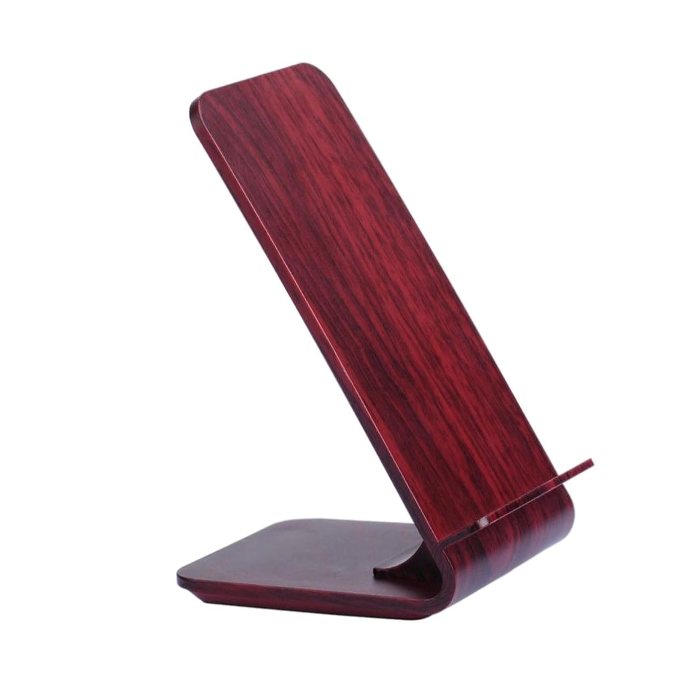 ABS Wireless Desktop Charger Quick Charge USB Cable for Mobile Phones Red