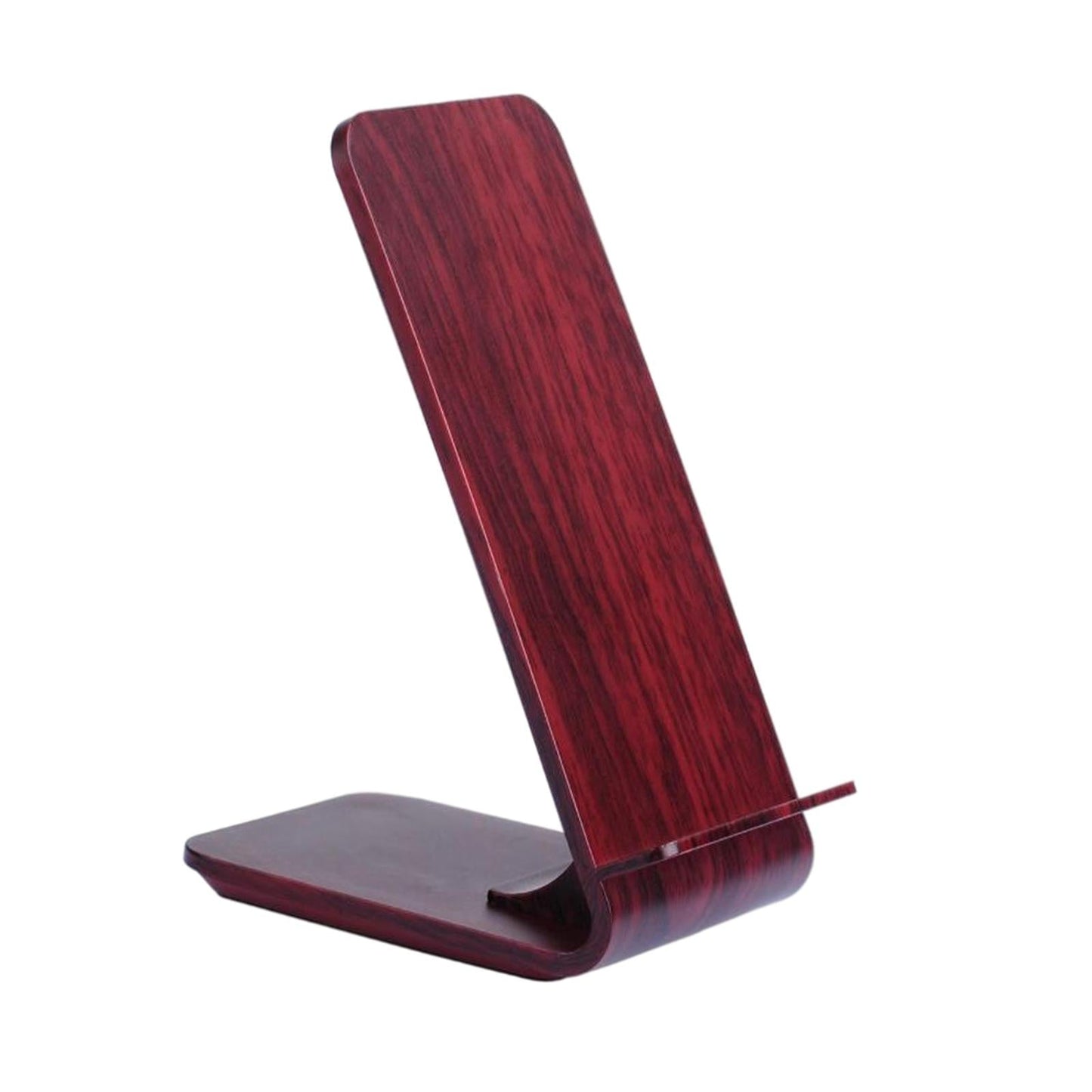 ABS Wireless Desktop Charger Quick Charge USB Cable for Mobile Phones Red