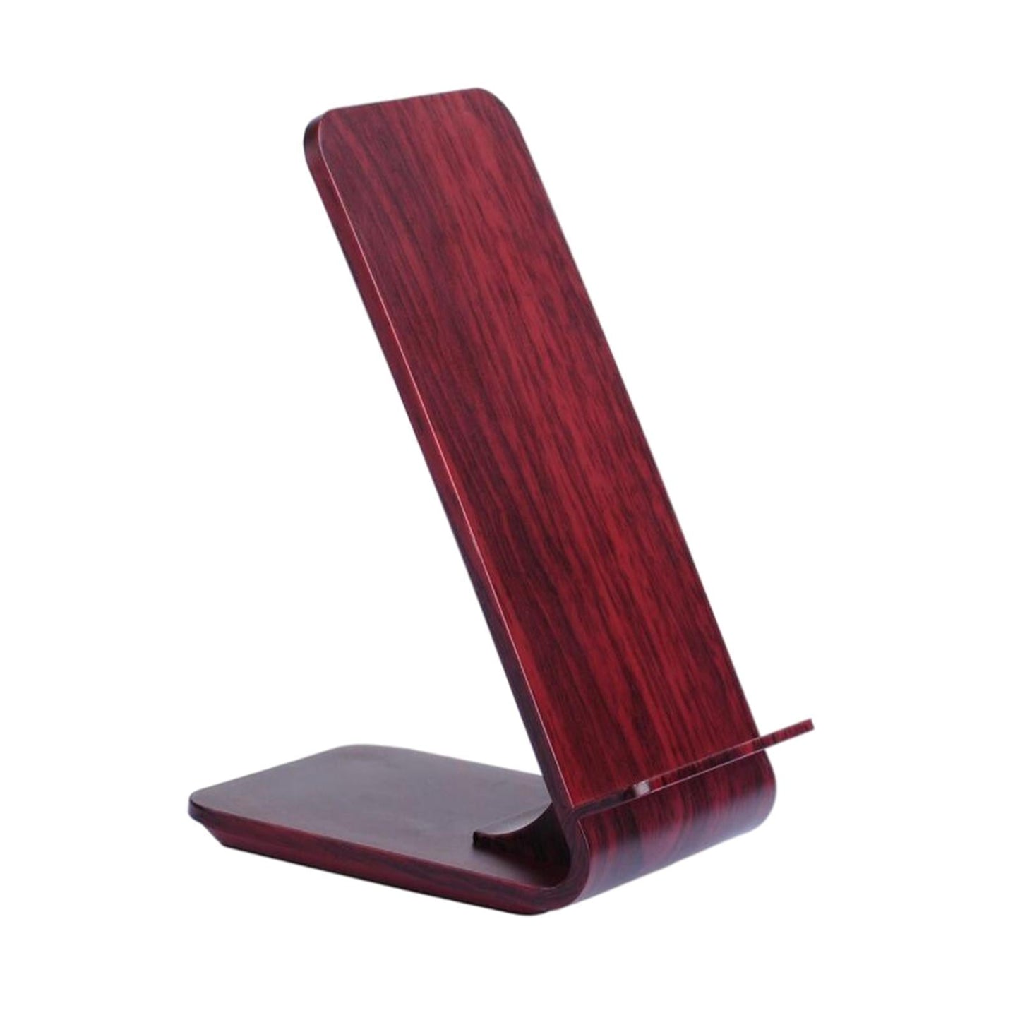 ABS Wireless Desktop Charger Quick Charge USB Cable for Mobile Phones Red