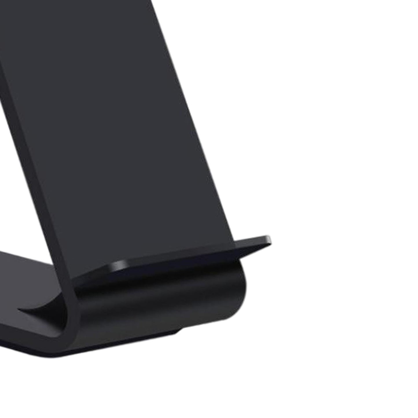 ABS Wireless Desktop Charger Quick Charge USB Cable for Mobile Phones Black