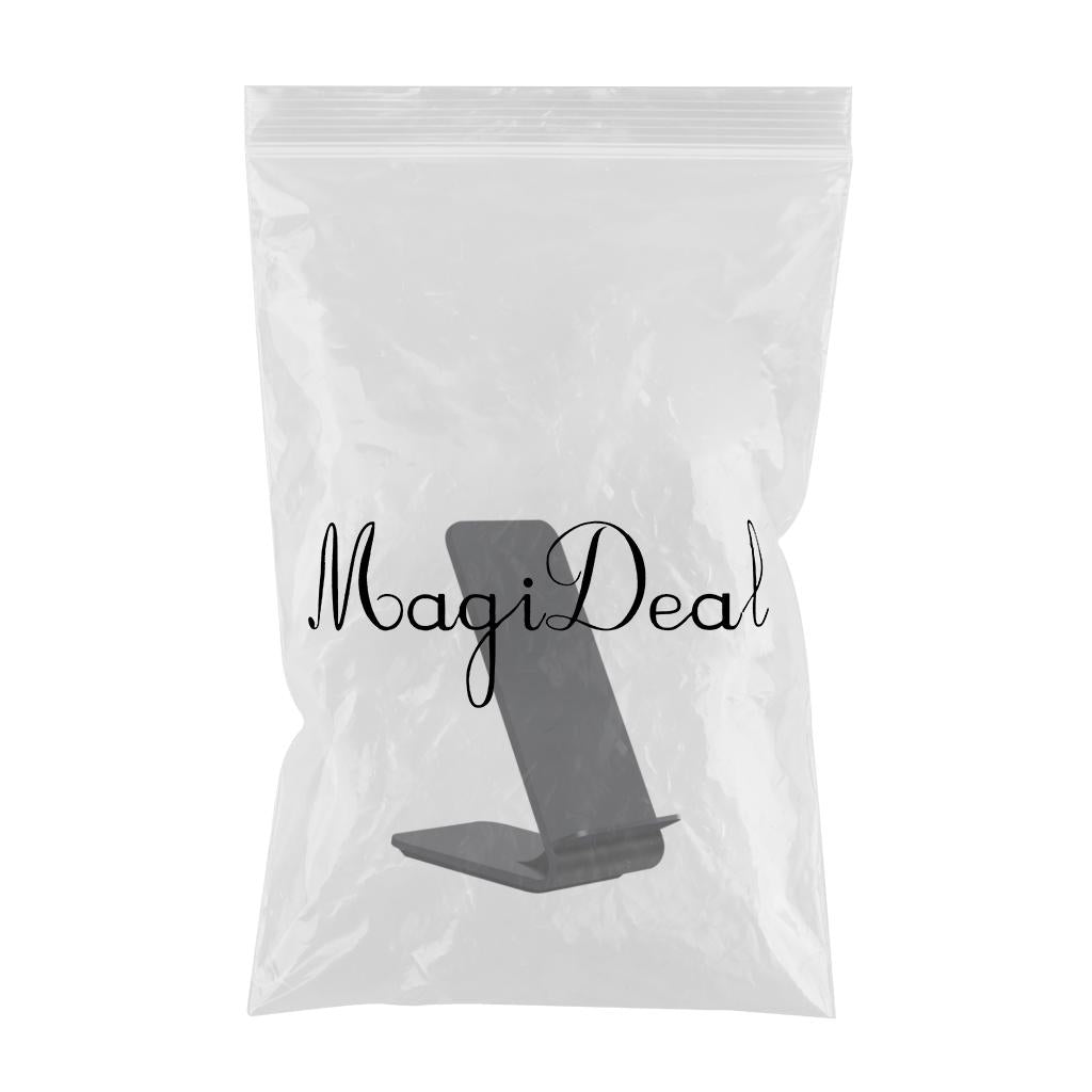 ABS Wireless Desktop Charger Quick Charge USB Cable for Mobile Phones Black