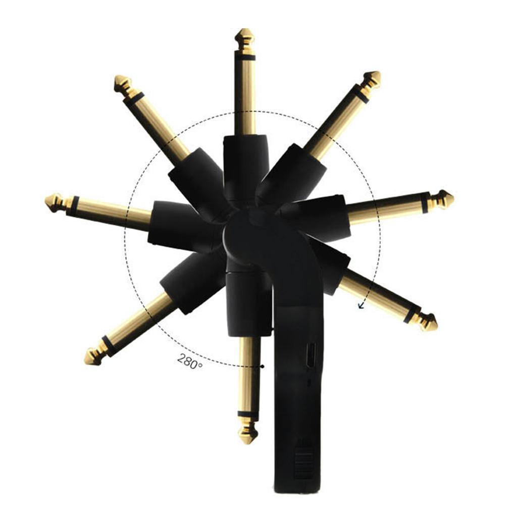 Guitar Wireless Audio Transmitter System Musical Instrument Pickup Blue