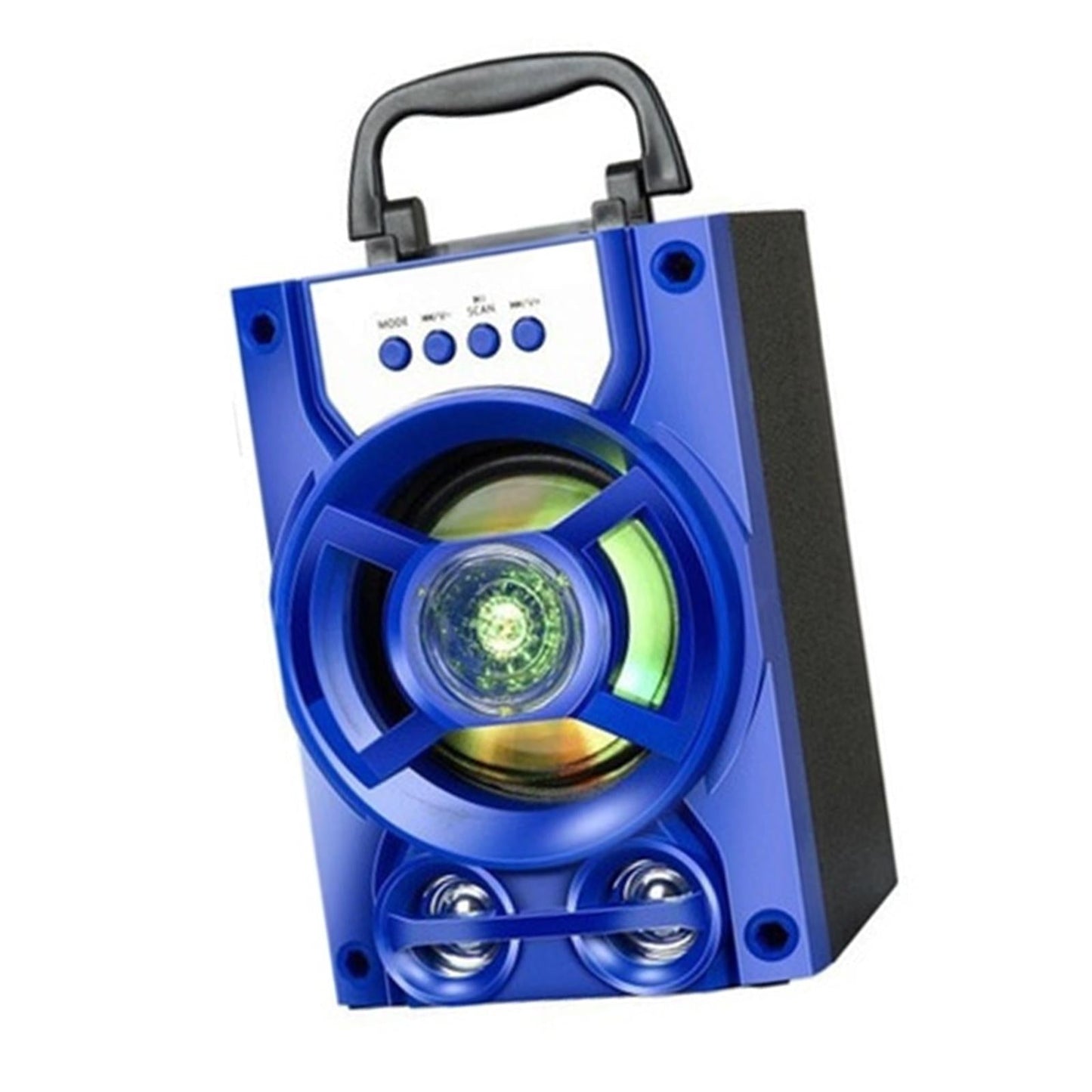 Bluetooth Karaoke Machine Speakers USB LED for Indoor Outdoor Singing Blue