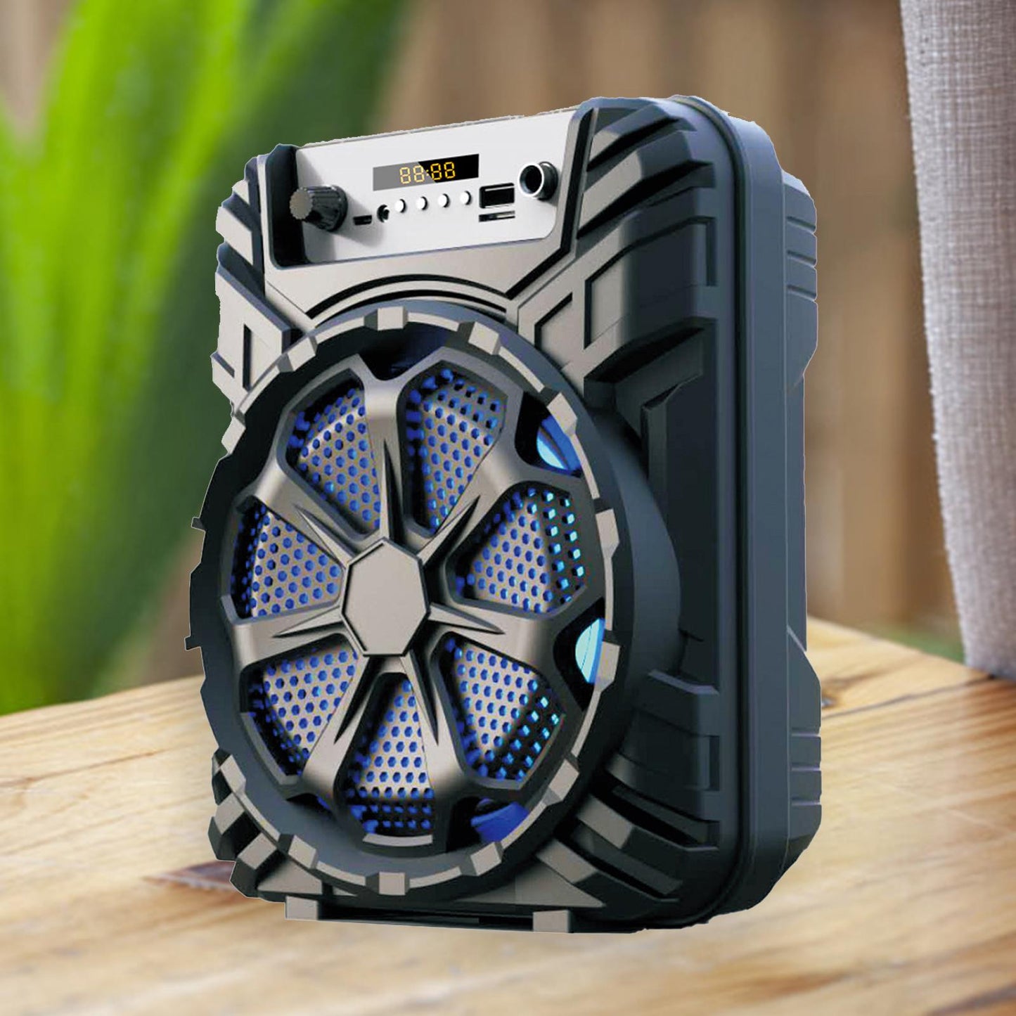 Portable LED Handheld Bluetooth Speakers 1200mAH for Indoor Outdoor Dancing