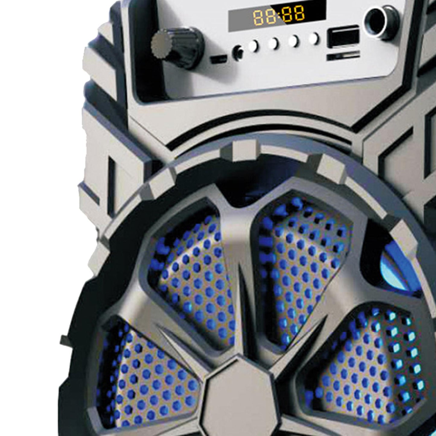 Portable LED Handheld Bluetooth Speakers 1200mAH for Indoor Outdoor Dancing