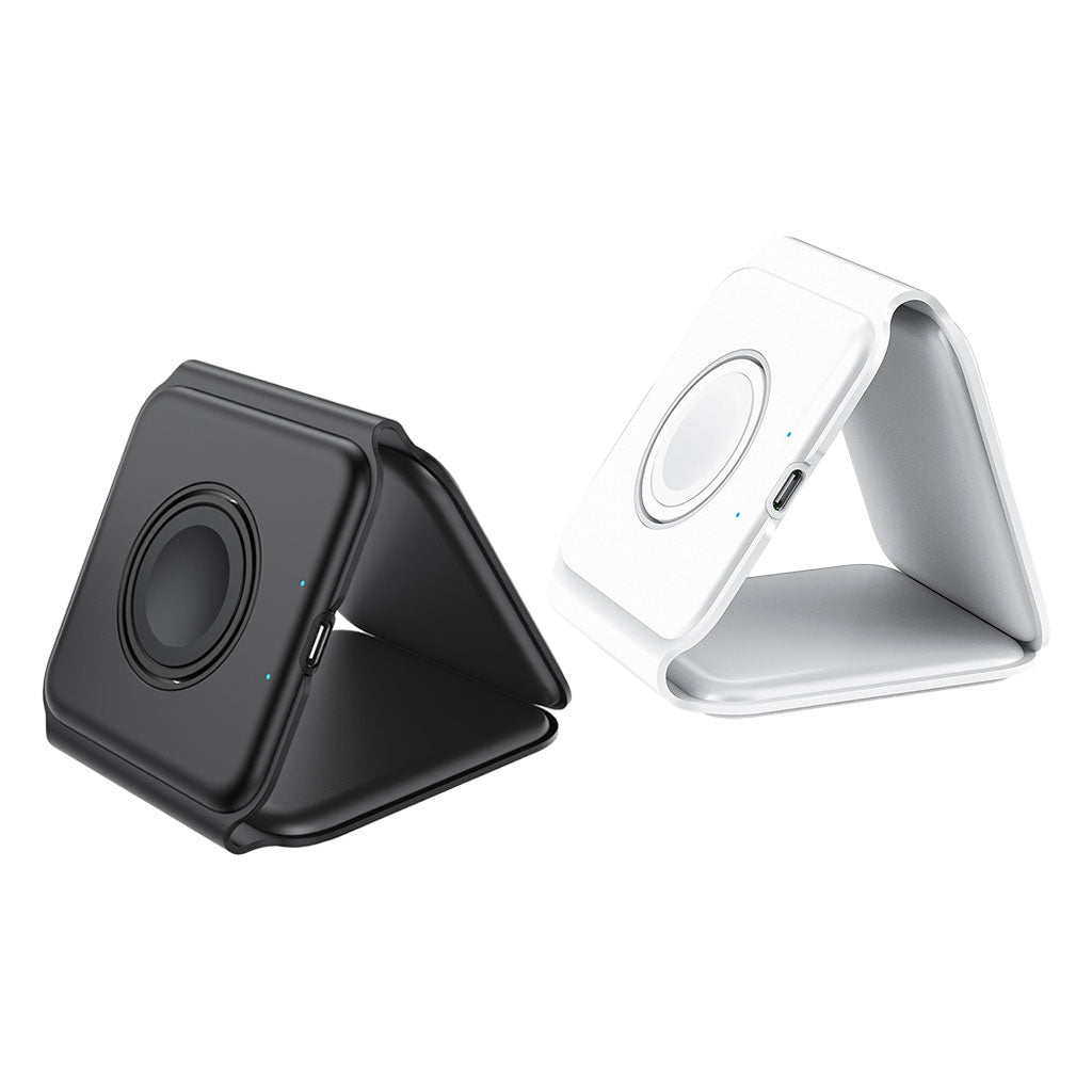 Wireless Charger 3 in 1 Charging Dock Station for AirPods i Phone White