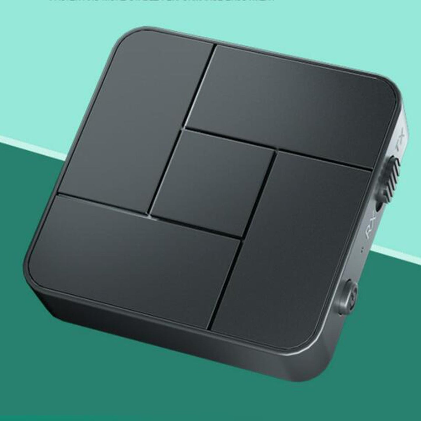 Bluetooth 5.0 Transmitter Receiver with Mic 3.5mm Wireless Audio Adapter