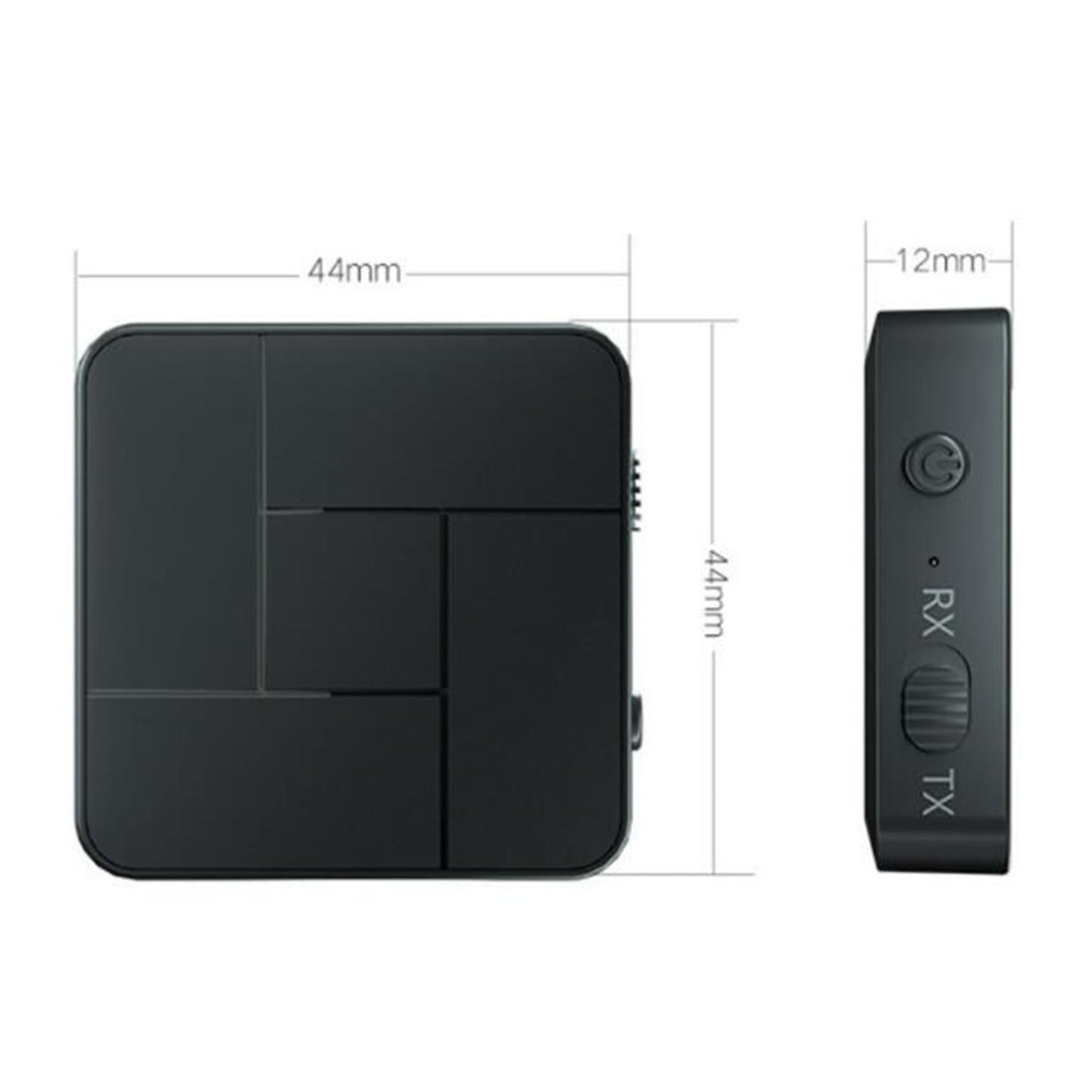 Bluetooth 5.0 Transmitter Receiver with Mic 3.5mm Wireless Audio Adapter