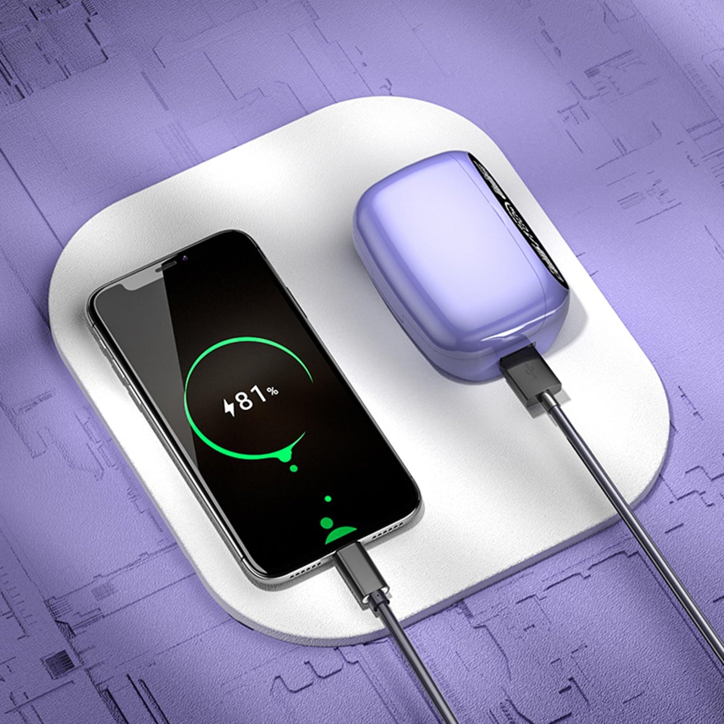 Bluetooth 5.0 M32 Wireless Earbuds Digital LED Display Touch for Workout Gym