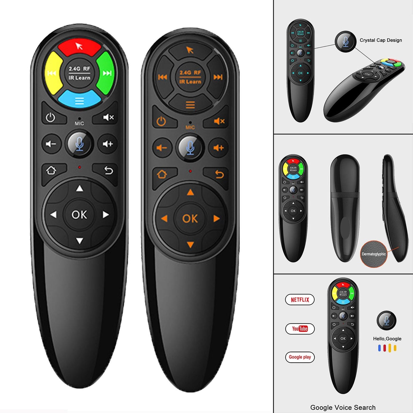 Q6 Remote Control 2.4G Wireless for Projector no backlight