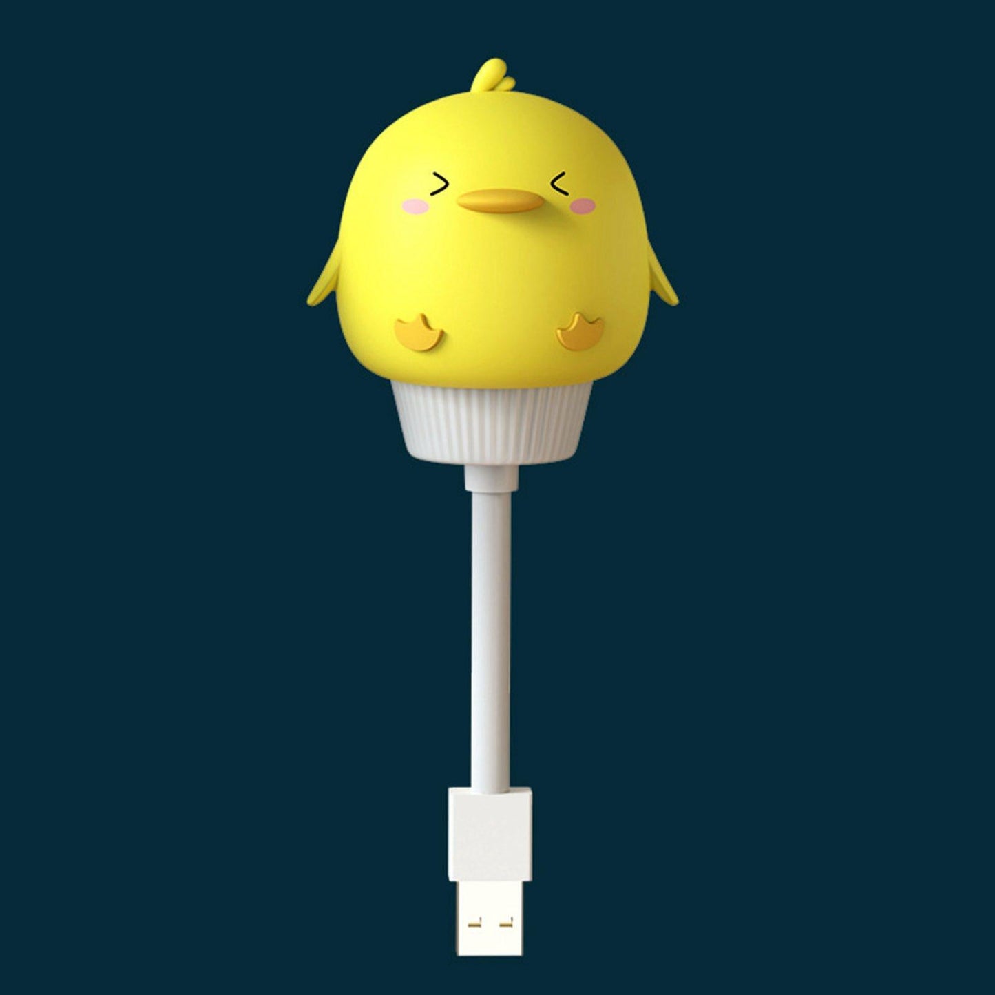 Night Light Under Cabinet Decorations Mini for Bedroom Kitchen Baby Girls Yellow Duckling