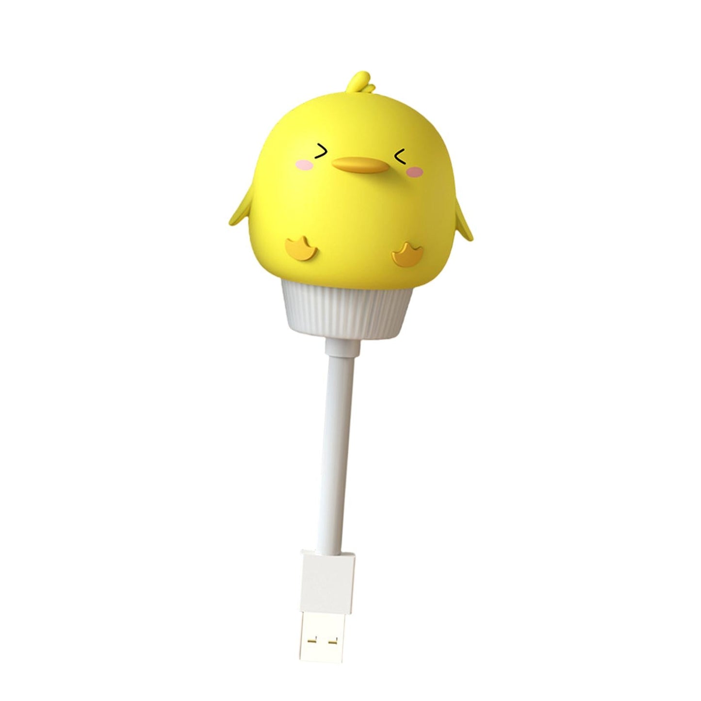 Night Light Under Cabinet Decorations Mini for Bedroom Kitchen Baby Girls Yellow Duckling