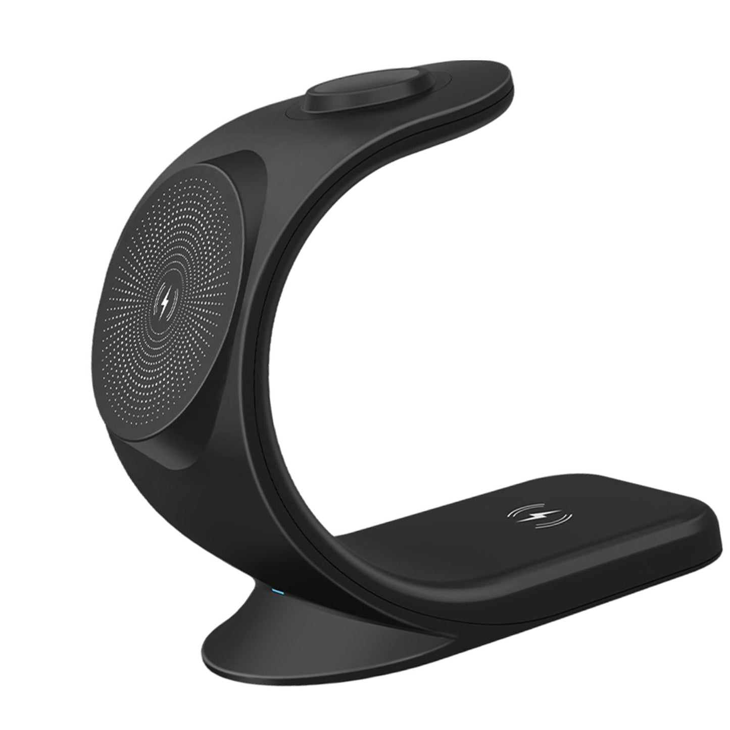 3 in 1 Wireless Magnetic Charger for Earphones 12 Max Pro 11/x/xr iwatch Black