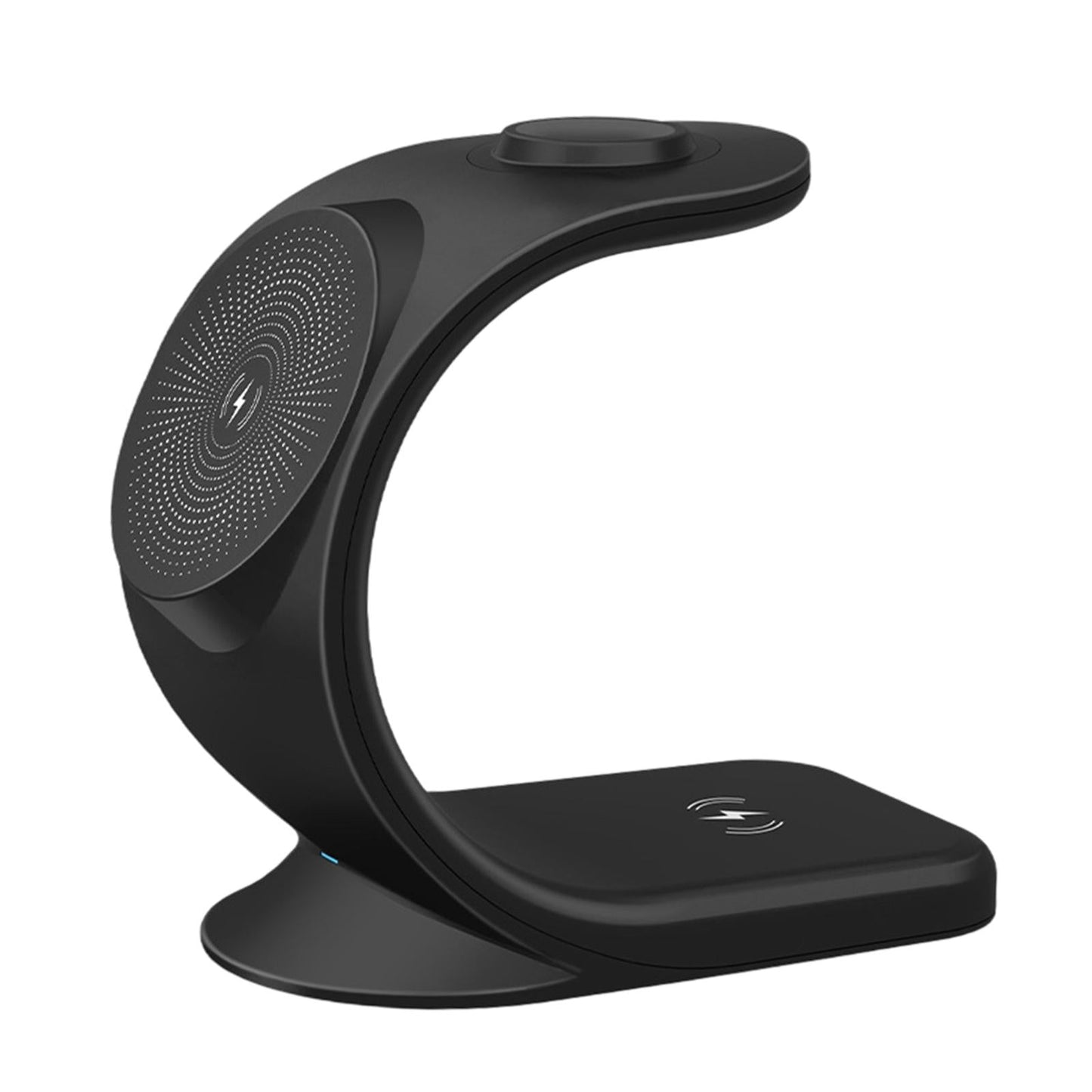 3 in 1 Wireless Magnetic Charger for Earphones 12 Max Pro 11/x/xr iwatch Black