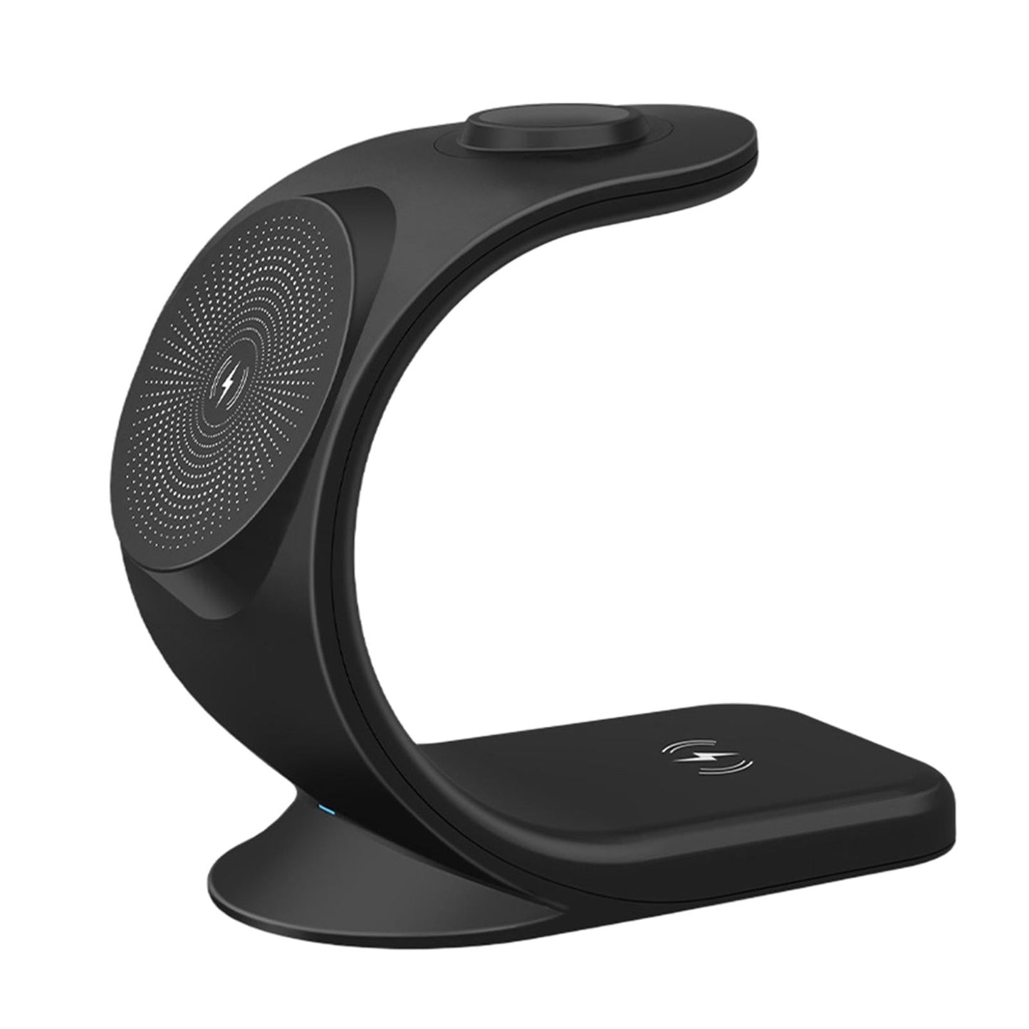 3 in 1 Wireless Magnetic Charger for Earphones 12 Max Pro 11/x/xr iwatch Black