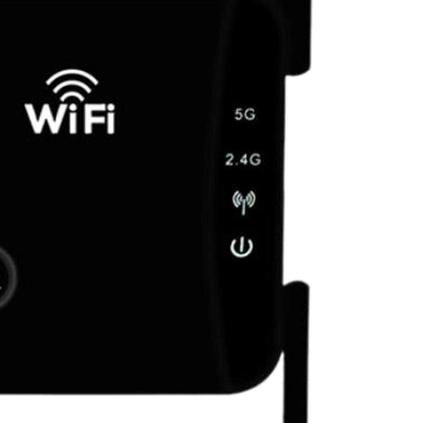 1200Mbps WiFi Extender Repeater 5G 2.4G Dual Band for Home black