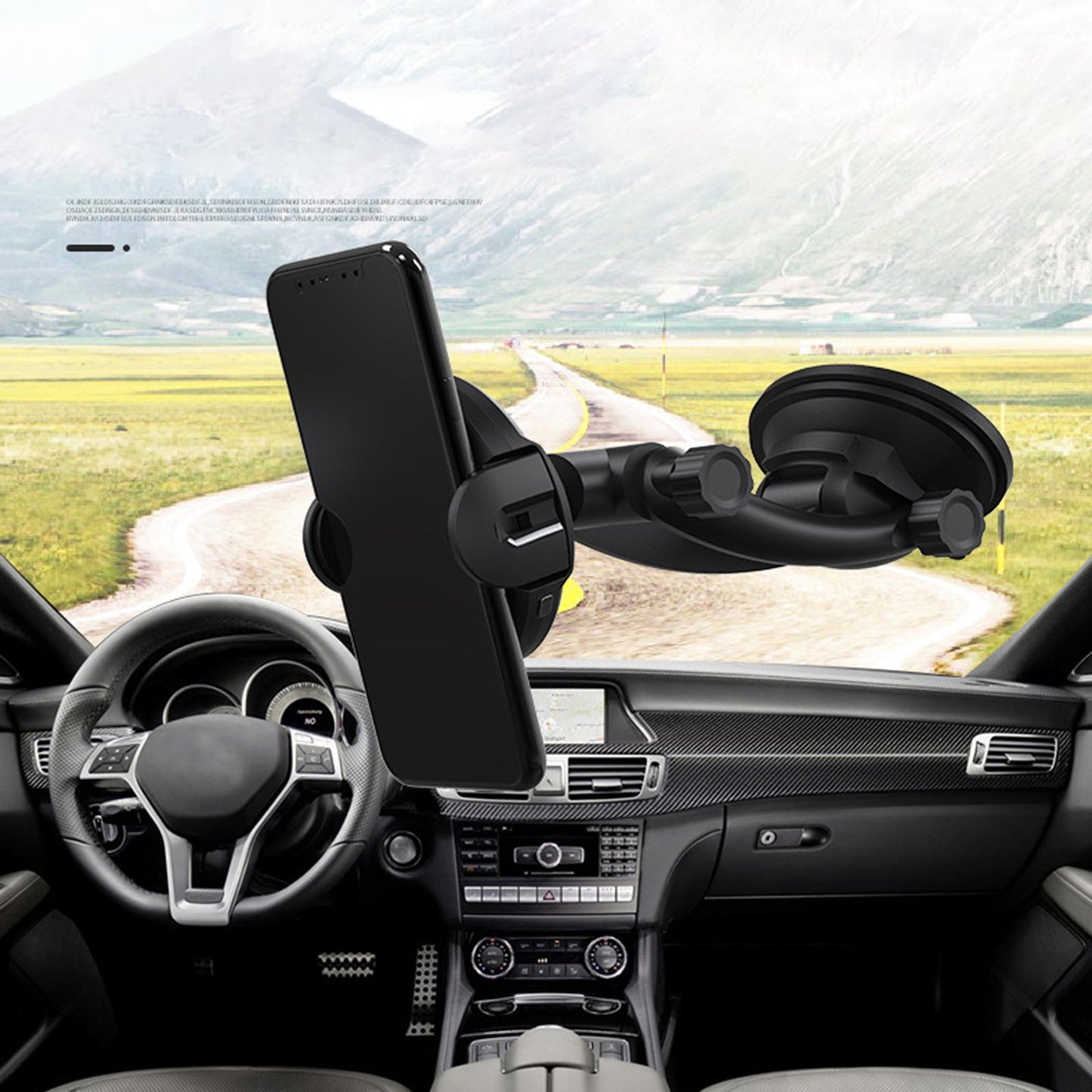 Wireless Automatic Clamping Car Phone Holder Fast Charger Mount Holder 15W