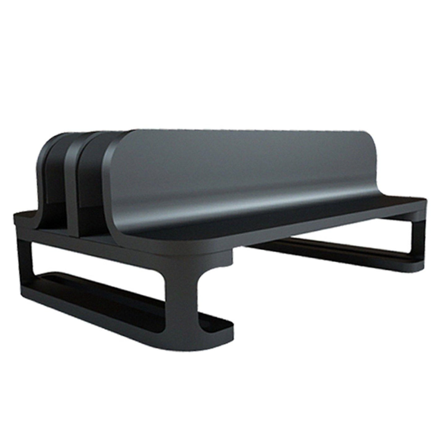 Vertical Laptop Stand Accessories Upgraded Bracket Adjustable for Home Black