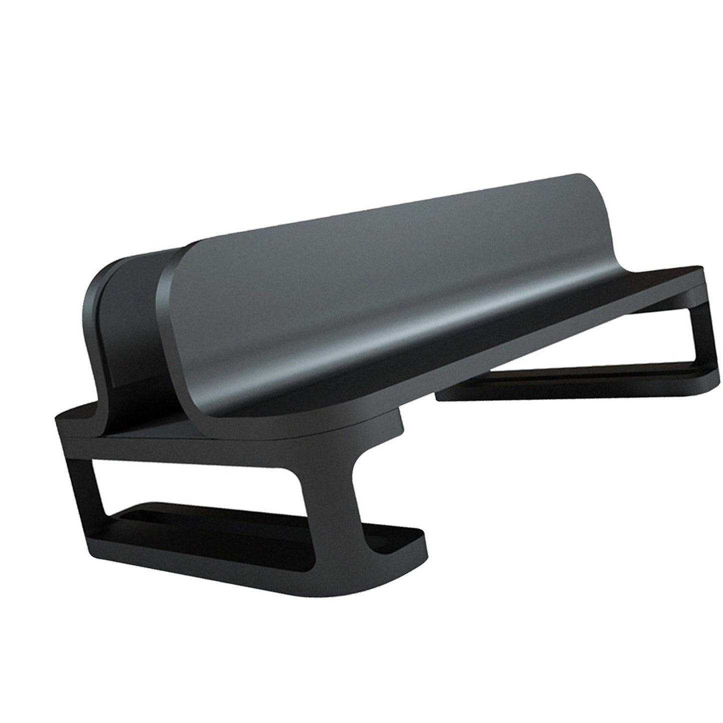 Vertical Laptop Stand Accessories Upgraded Bracket Adjustable for Office Black