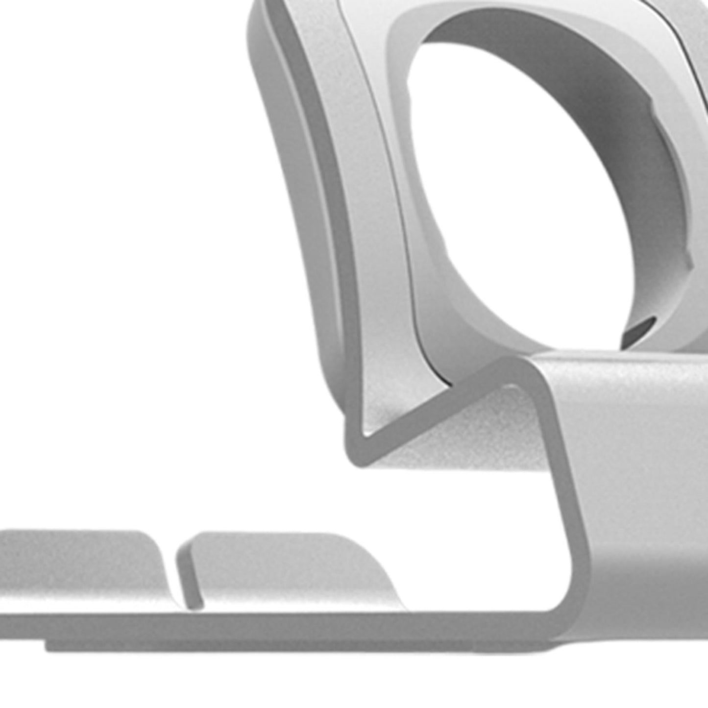 Chargering Station Dock Wireless Charger Holder for Bedroom Office Home Silver