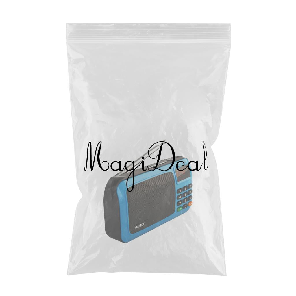 Portable USB FM Radio Emergency Flashlight Creative Gift for Friend Blue