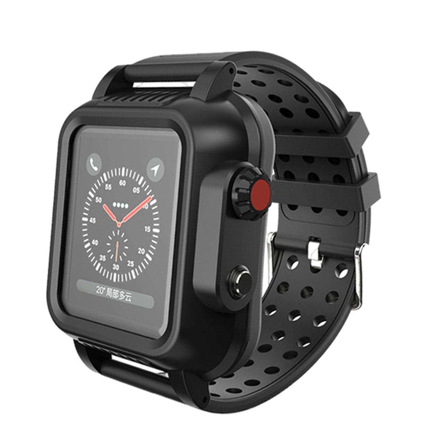 Rugged Protective Case Shockproof Durable for Apple Watch 3rd 4th Generation strap width 44mm