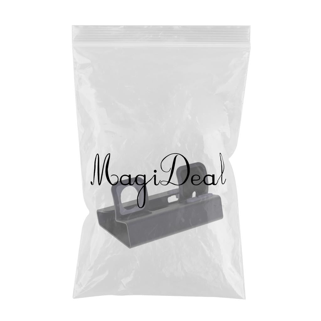 Chargering Station Dock One-Piece Molding 3in1 Shelf Holder for Home gray