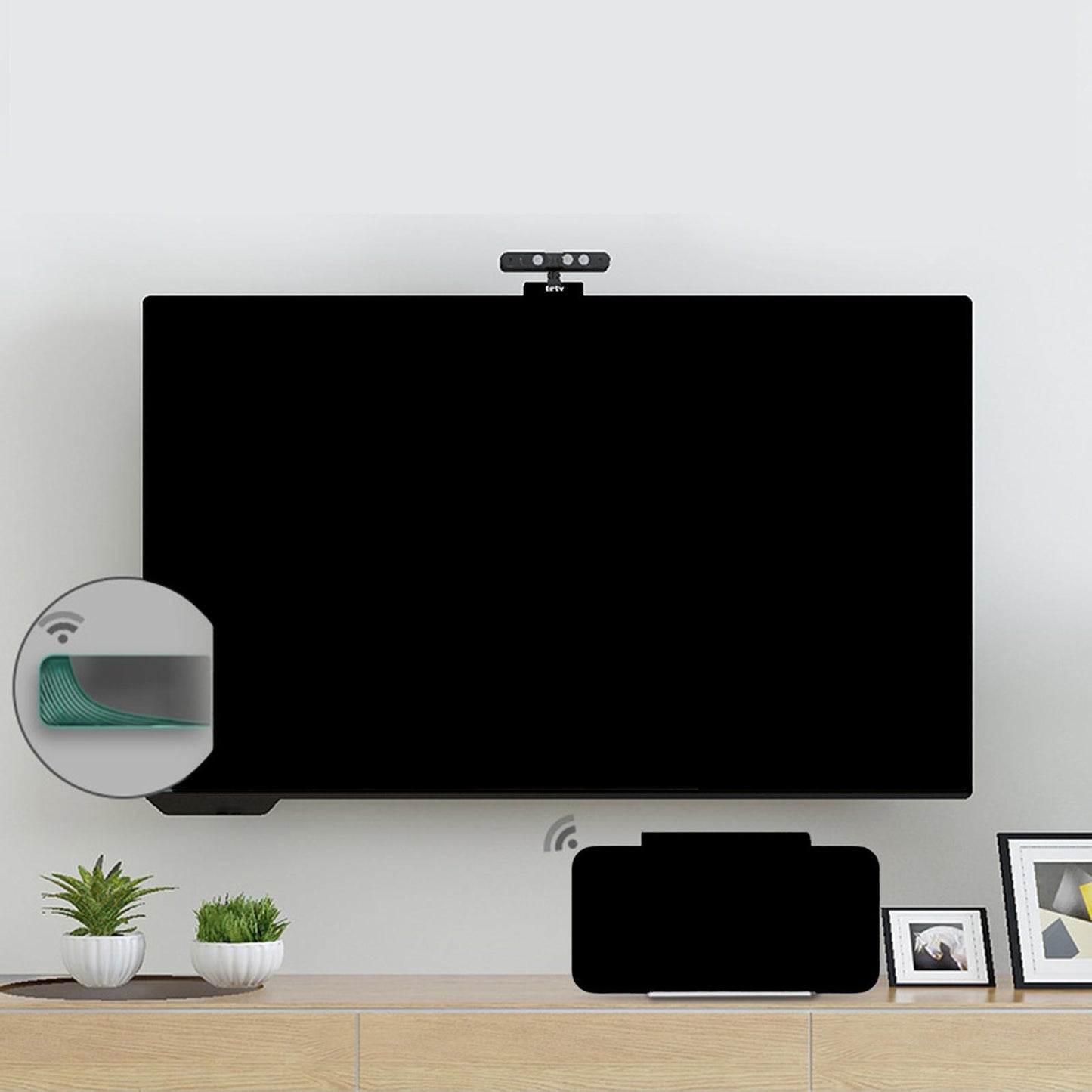 D7 WiFi Display Dongle HDMI Screen Mirroring 1080P Dual Core for TV Tablets