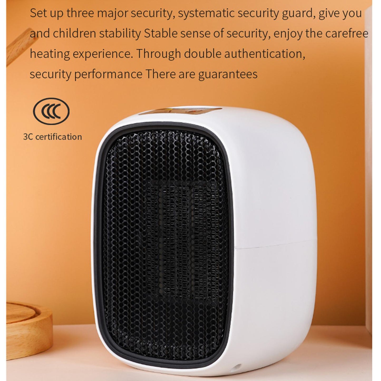 Electric Heater Personal Mini TIP-Over for Bathroom Winter Home Indoor