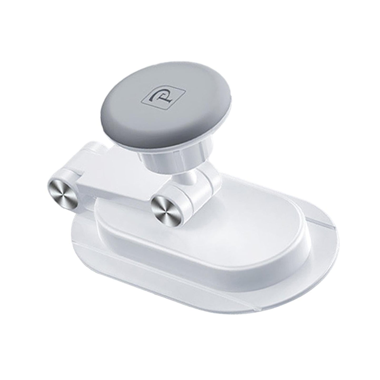 Magnetic Computer Phone Holder Adjustable Bracket for Monitor Tablets White