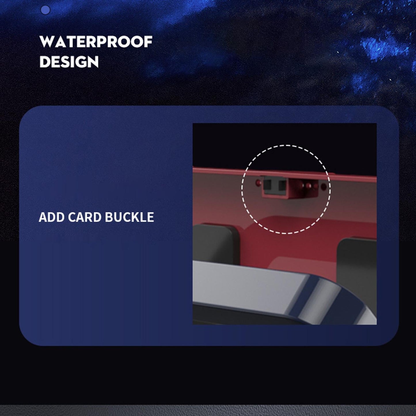 Wall Mounted Shower Phone Holder Waterproof Phone Storage Case Punch Free White