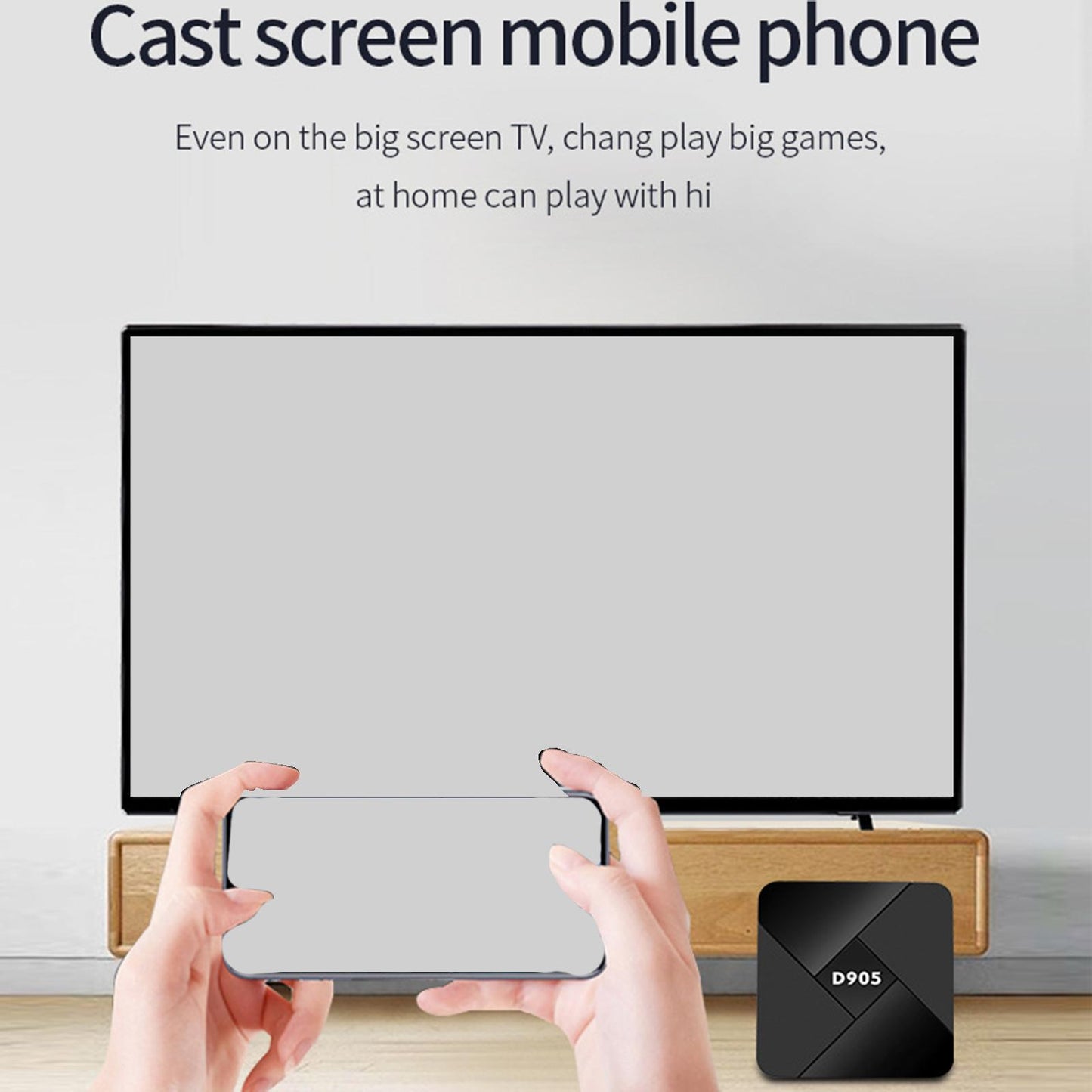 D905 Smart Set Top Box Android 10 Wifi 2.4G4K Amlogic U S: 8GB+128GB