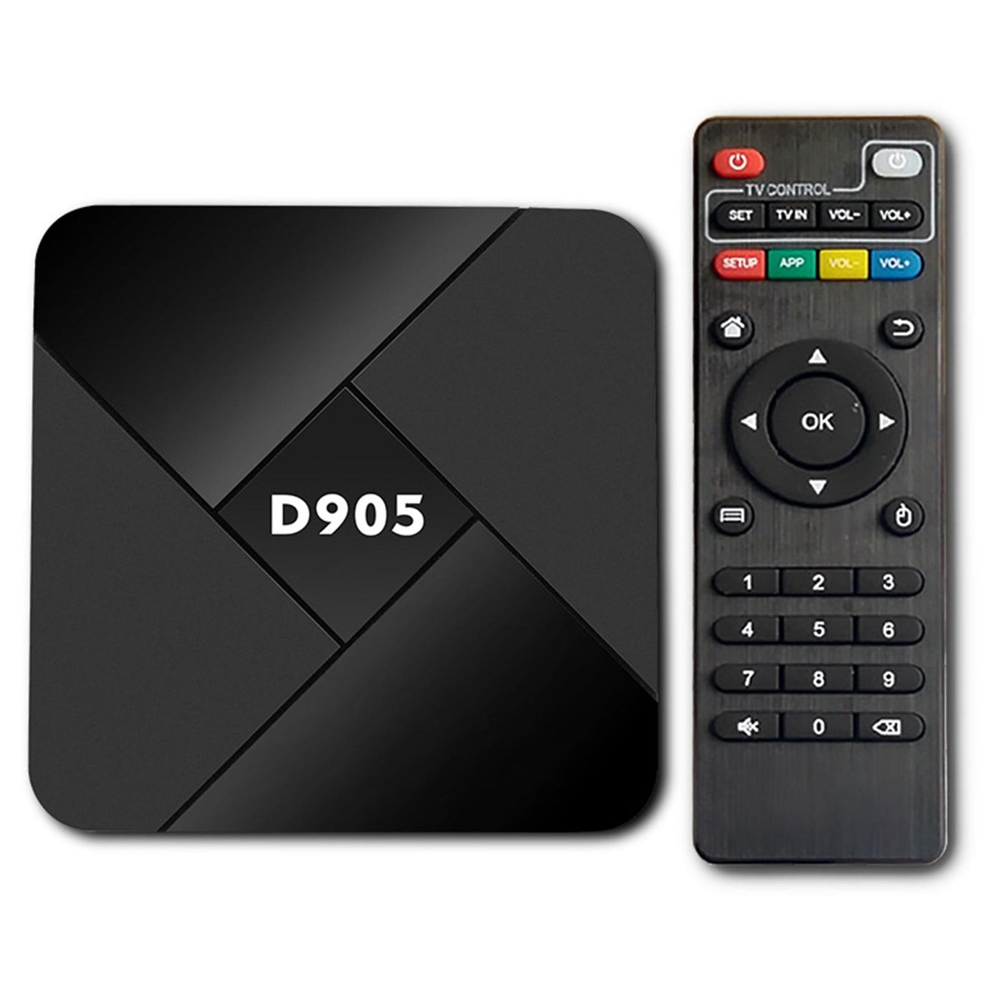 D905 Smart Set Top Box Android 10 Wifi 2.4G4K Amlogic European: 8GB+128GB
