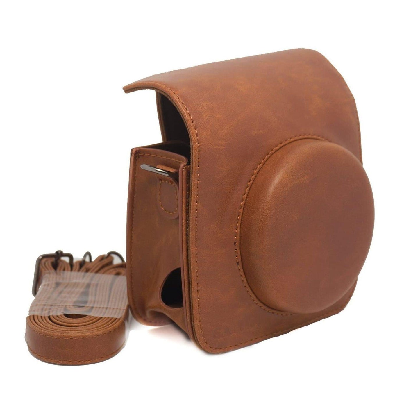 Rustic Protective Case for Instax Mini 90 Instant Film Camera Accessories Brown